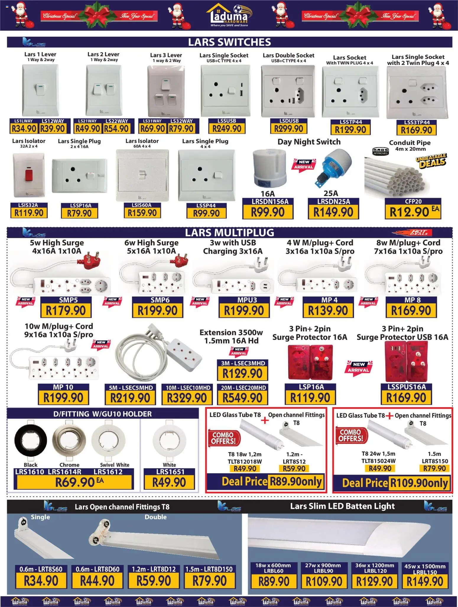 New Laduma Hardware catalogue – valid from 11.12.2025 | Page: 3 | Products: USB, Light, Switch, Pipe New Laduma Hardware catalogue – valid from 11.12.2025 | Page: 3 | Products: USB, Light, Switch, Pipe