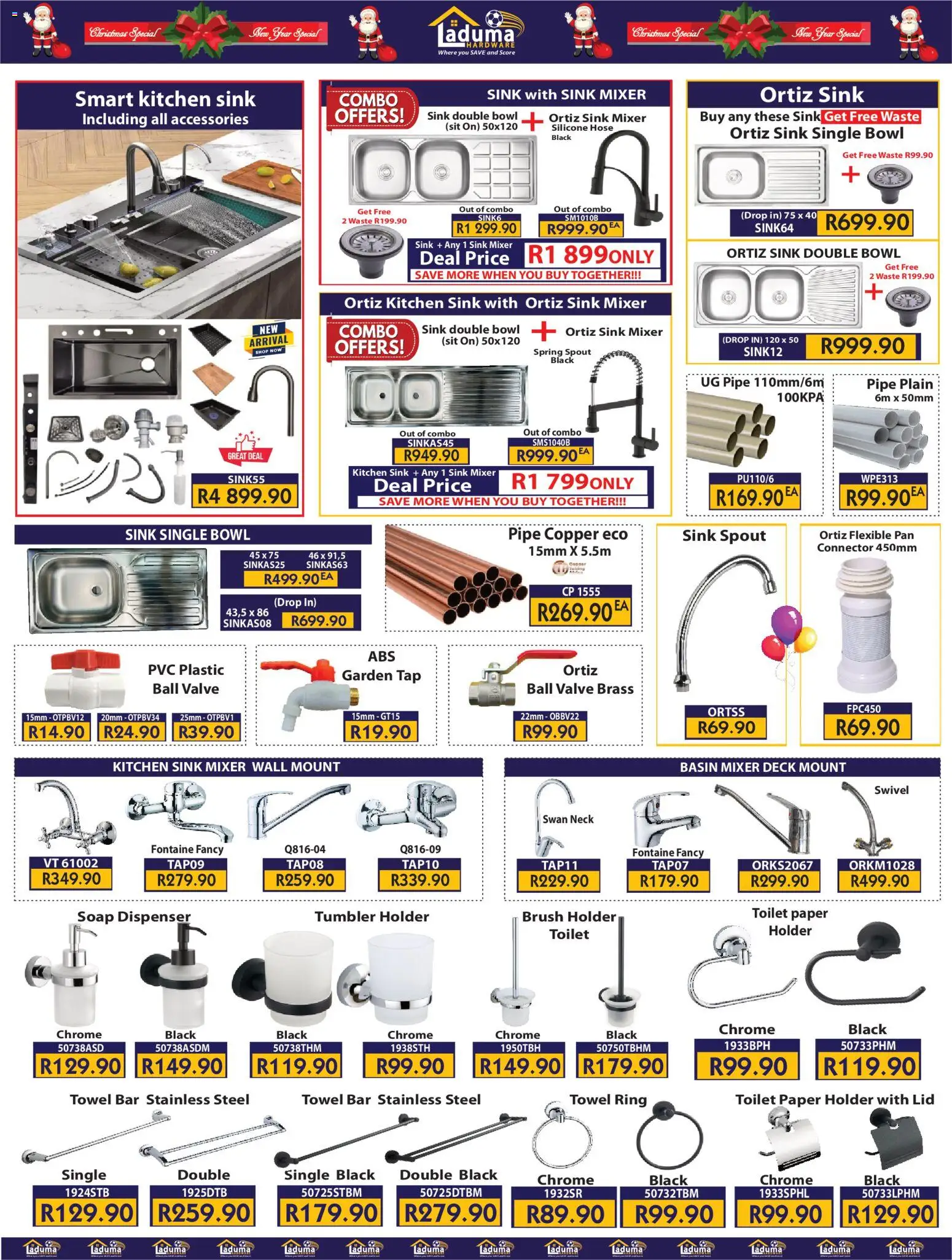 New Laduma Hardware catalogue – valid from 11.12.2025 | Page: 12 | Products: Mixer, Toilet, Tap, Silicone New Laduma Hardware catalogue – valid from 11.12.2025 | Page: 12 | Products: Mixer, Toilet, Tap, Silicone