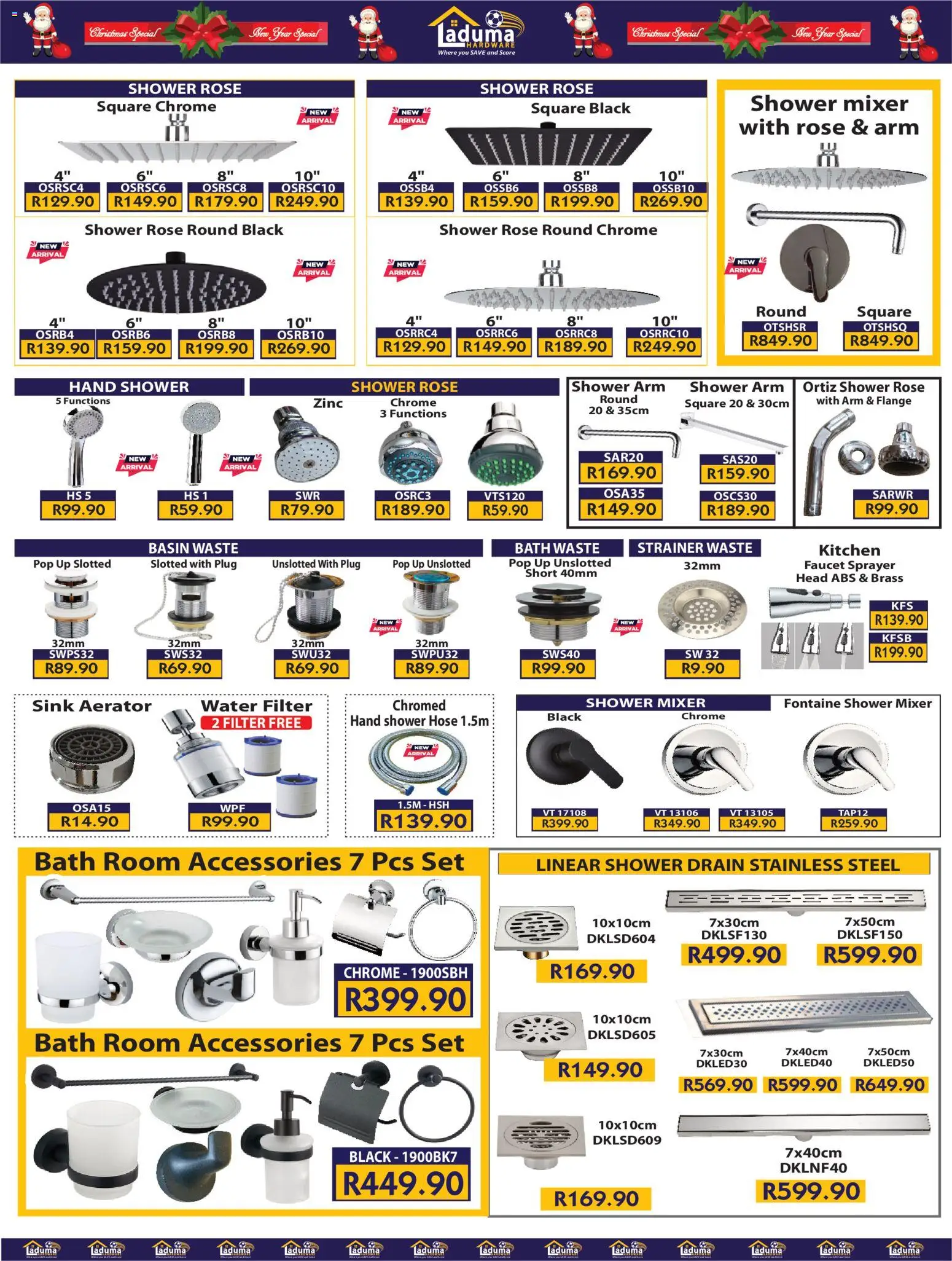 New Laduma Hardware catalogue – valid from 11.12.2025 | Page: 11 | Products: Mixer, Shower, Basin, Water New Laduma Hardware catalogue – valid from 11.12.2025 | Page: 11 | Products: Mixer, Shower, Basin, Water