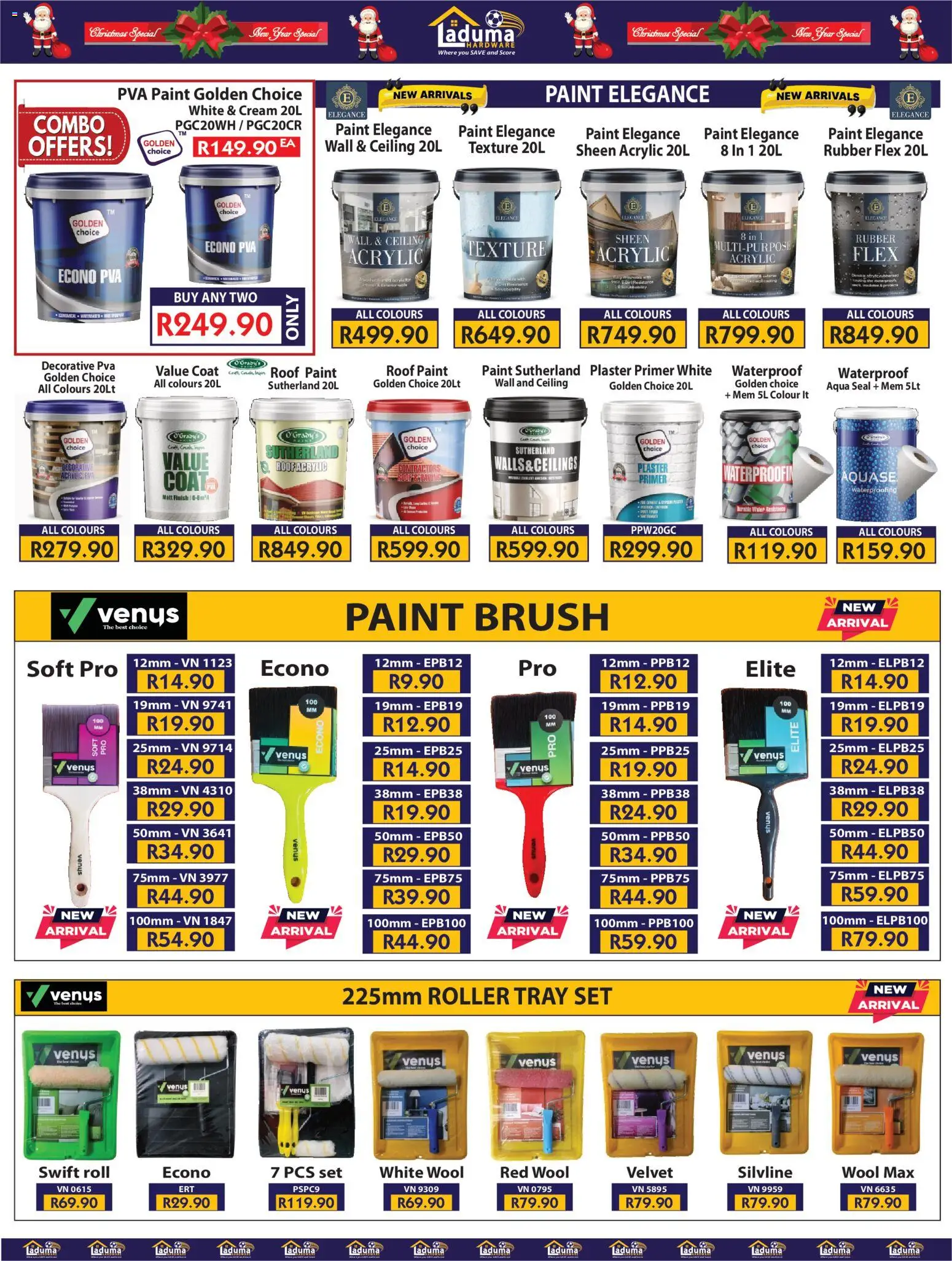 New Laduma Hardware catalogue – valid from 11.12.2025 | Page: 15 | Products: Coat, Tray, Paint, Plaster primer New Laduma Hardware catalogue – valid from 11.12.2025 | Page: 15 | Products: Coat, Tray, Paint, Plaster primer