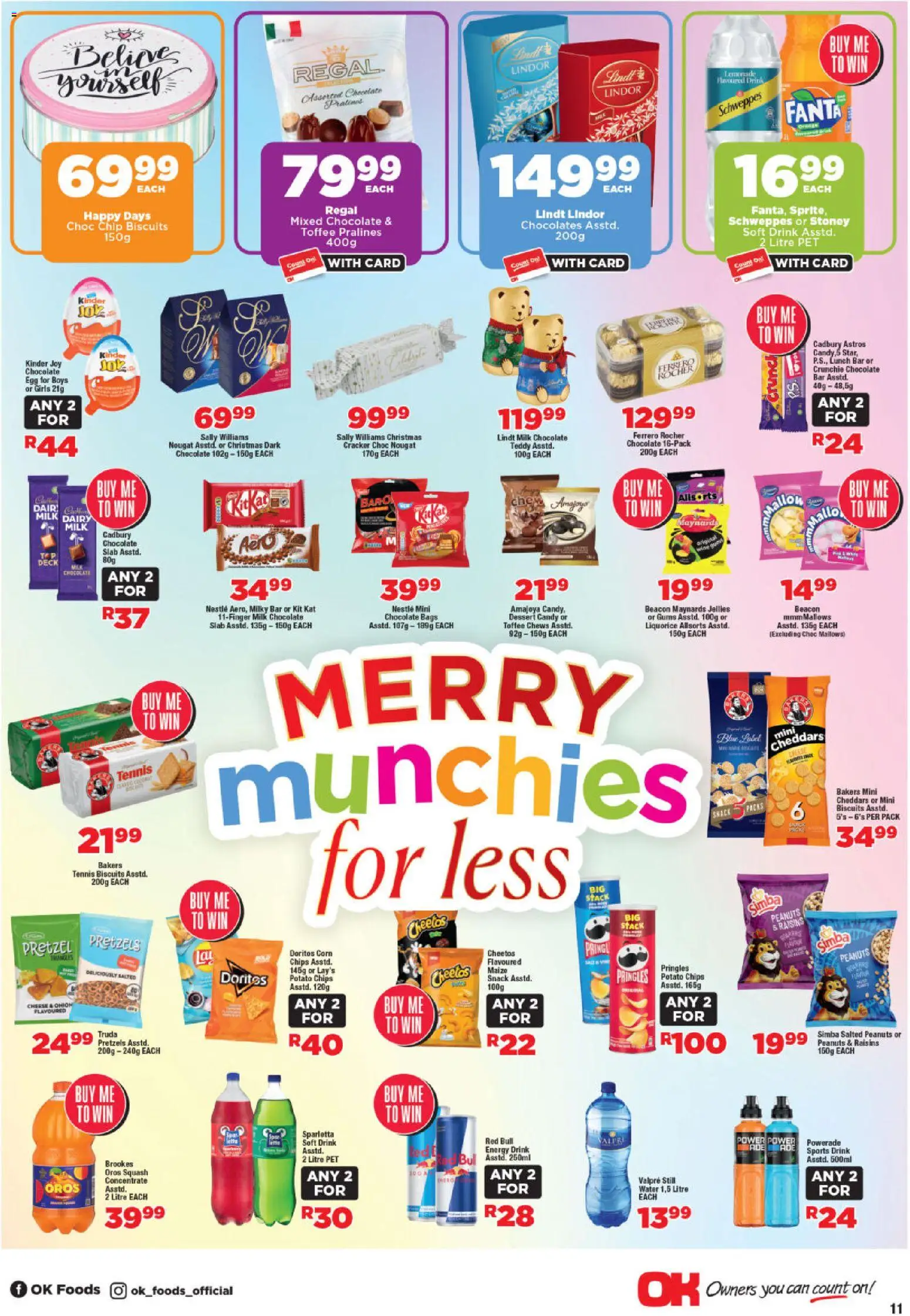 New OK Foods catalogue – valid from 10.12.2025 | Page: 11 | Products: Biscuits, Stoney, Raisins, Water New OK Foods catalogue – valid from 10.12.2025 | Page: 11 | Products: Biscuits, Stoney, Raisins, Water
