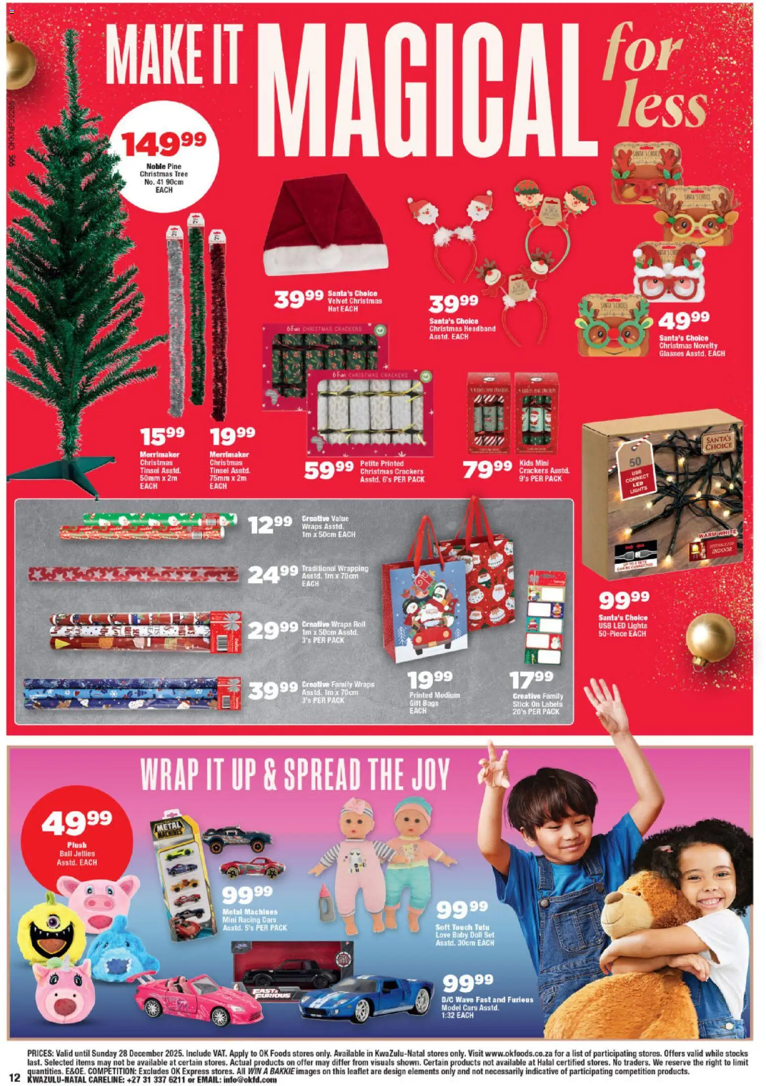 New OK Foods catalogue – valid from 10.12.2025 | Page: 12 | Products: Hat, Glasses, Headband, USB New OK Foods catalogue – valid from 10.12.2025 | Page: 12 | Products: Hat, Glasses, Headband, USB