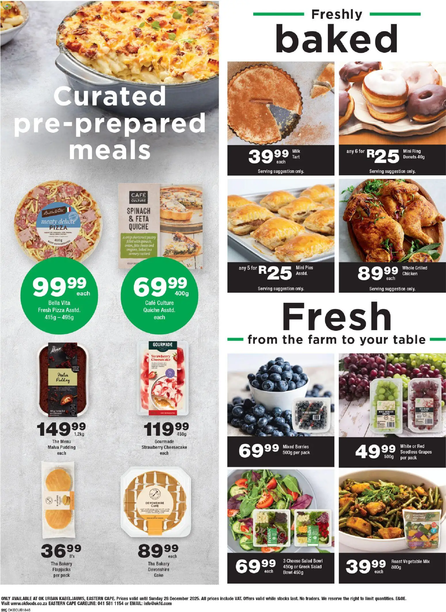 New OK Foods catalogue – valid from 10.12.2025 | Page: 2 | Products: Milk, Pizza, Salad, Máscara de pestañas New OK Foods catalogue – valid from 10.12.2025 | Page: 2 | Products: Milk, Pizza, Salad, Máscara de pestañas