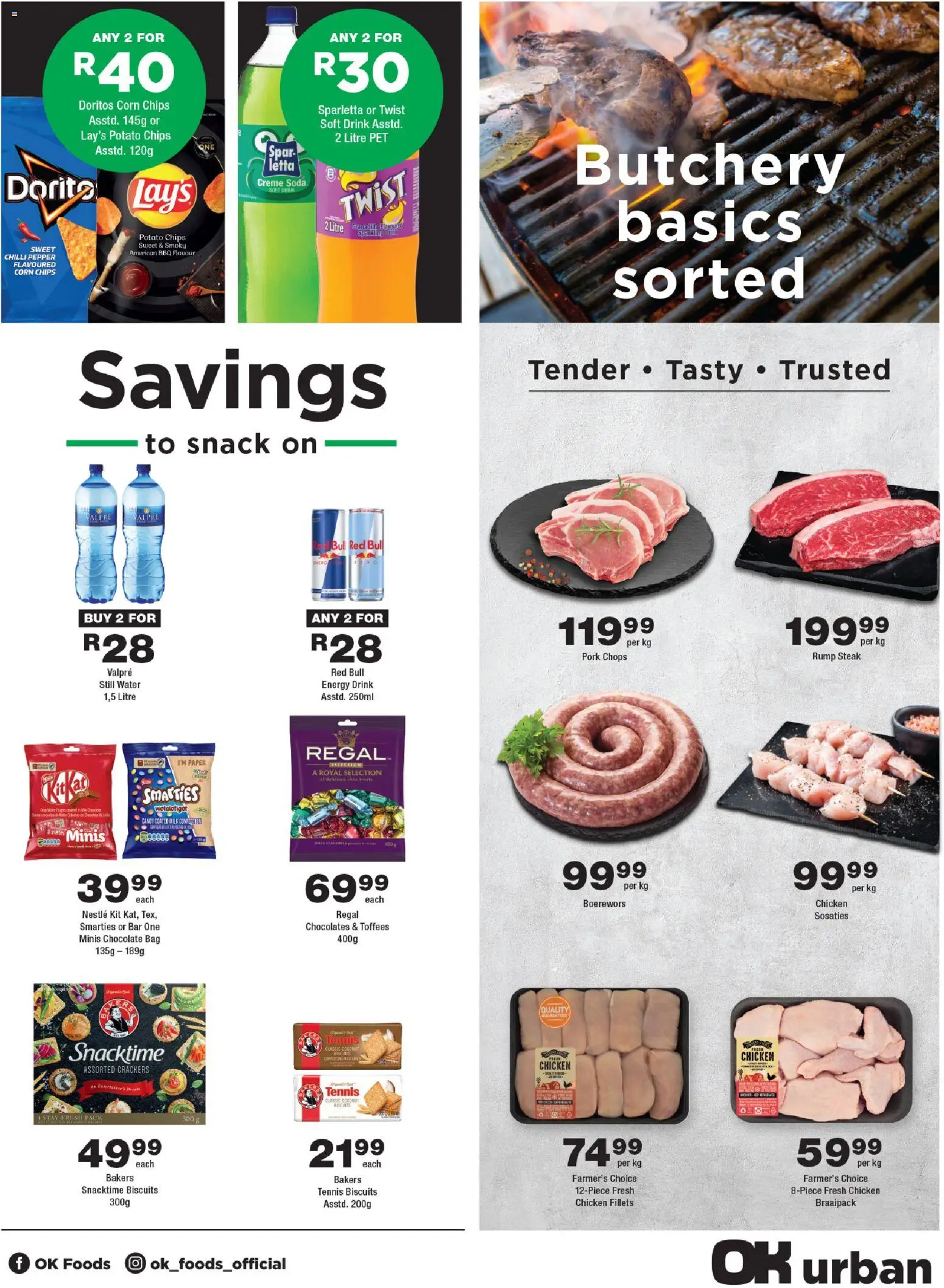New OK Foods catalogue – valid from 10.12.2025 | Page: 3 | Products: Boerewors, Milk, Pork, Pepper New OK Foods catalogue – valid from 10.12.2025 | Page: 3 | Products: Boerewors, Milk, Pork, Pepper