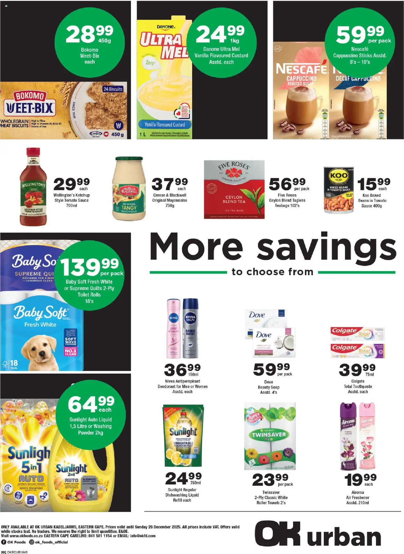 New OK Foods catalogue – valid from 10.12.2025 | Page: 4 | Products: Custard, Toilet, Milk, Powder New OK Foods catalogue – valid from 10.12.2025 | Page: 4 | Products: Custard, Toilet, Milk, Powder