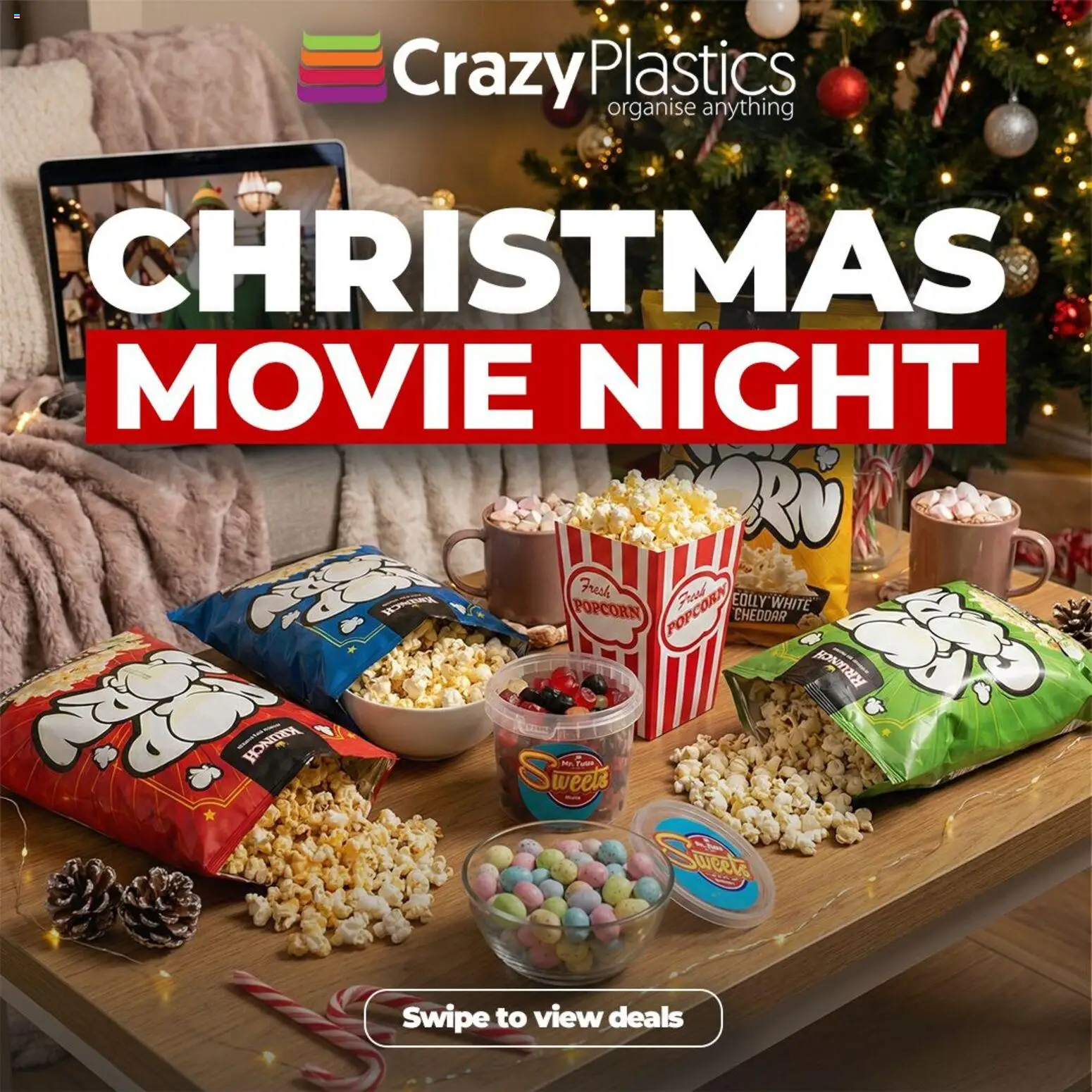 Crazy Plastics Christmas movie night (from Friday 12/12/2025) Online 1 Crazy Plastics Christmas movie night (from Friday 12/12/2025) Online