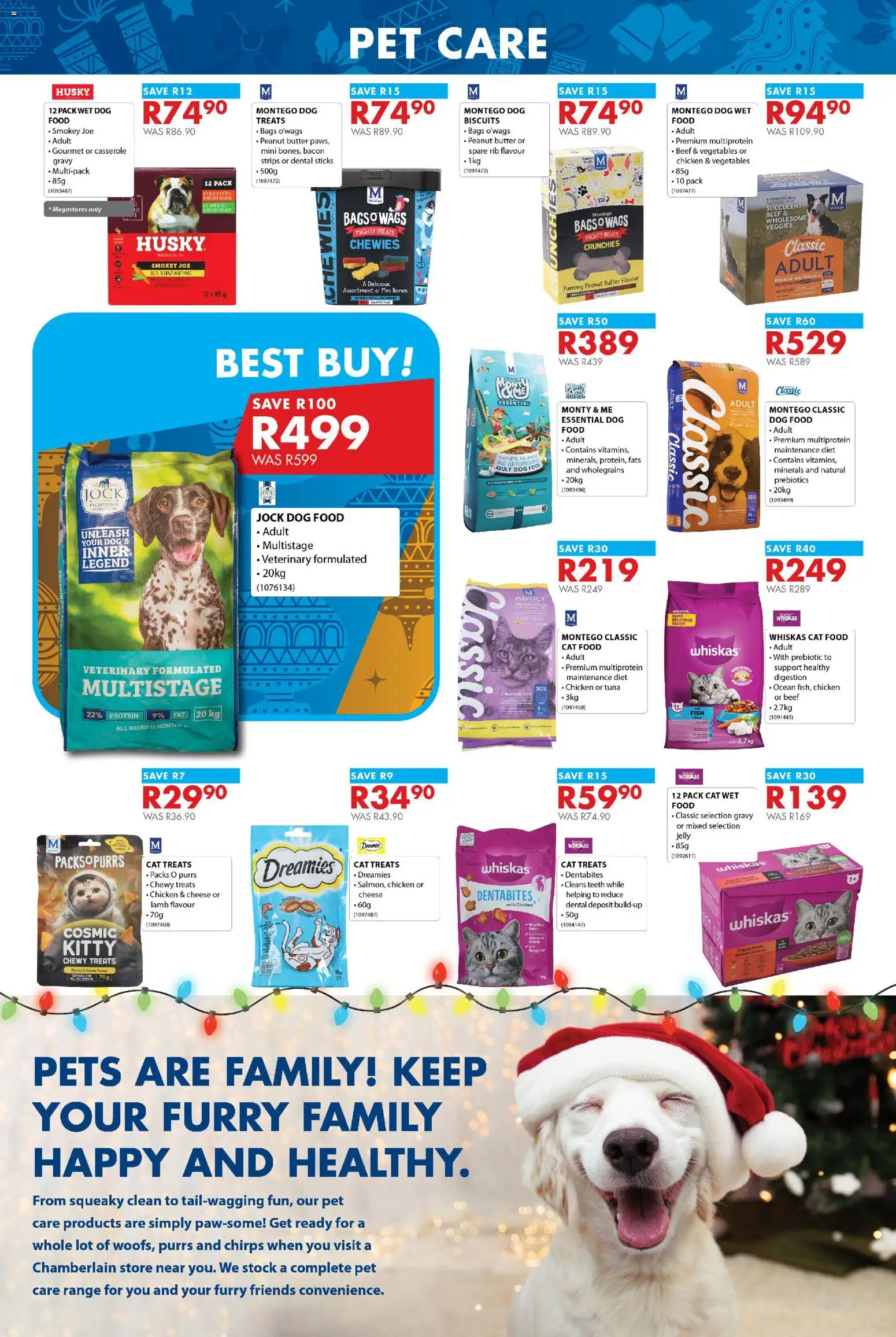 New Chamberlain catalogue – valid from 20.11.2025 | Page: 10 | Products: Biscuits, Cat food, Dog food, Bacon New Chamberlain catalogue – valid from 20.11.2025 | Page: 10 | Products: Biscuits, Cat food, Dog food, Bacon