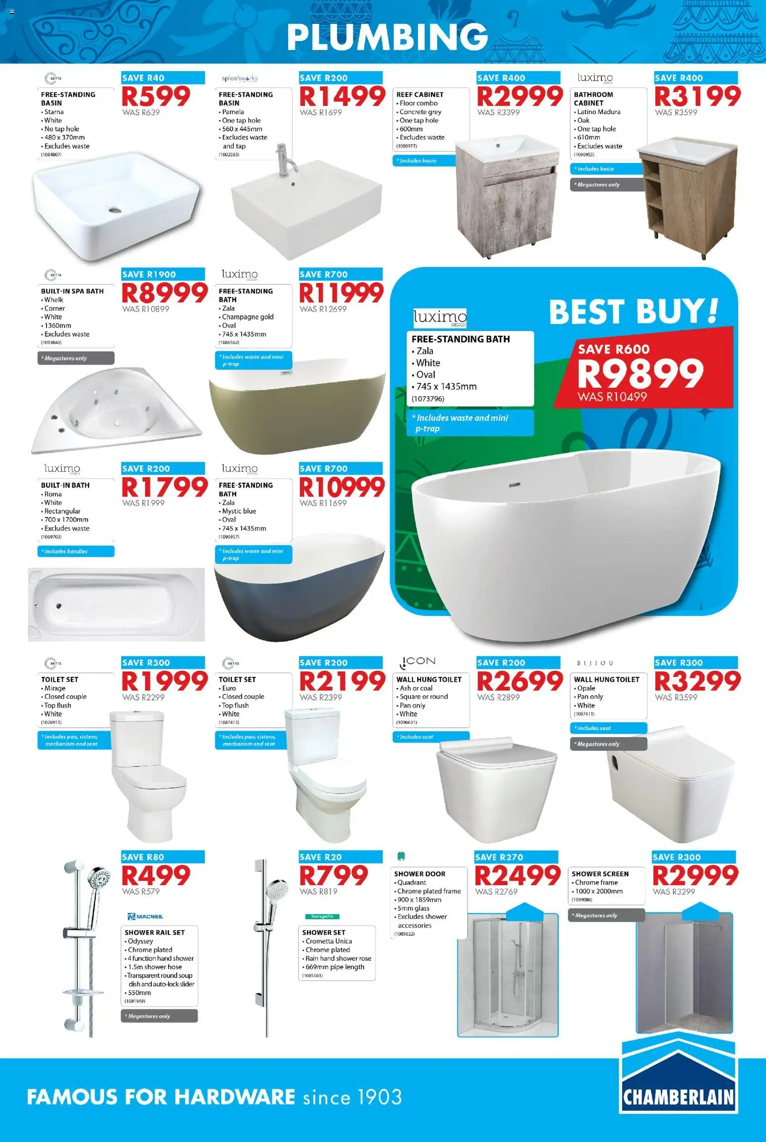 New Chamberlain catalogue – valid from 20.11.2025 | Page: 21 | Products: Frame, Bath, Shower, Soup New Chamberlain catalogue – valid from 20.11.2025 | Page: 21 | Products: Frame, Bath, Shower, Soup