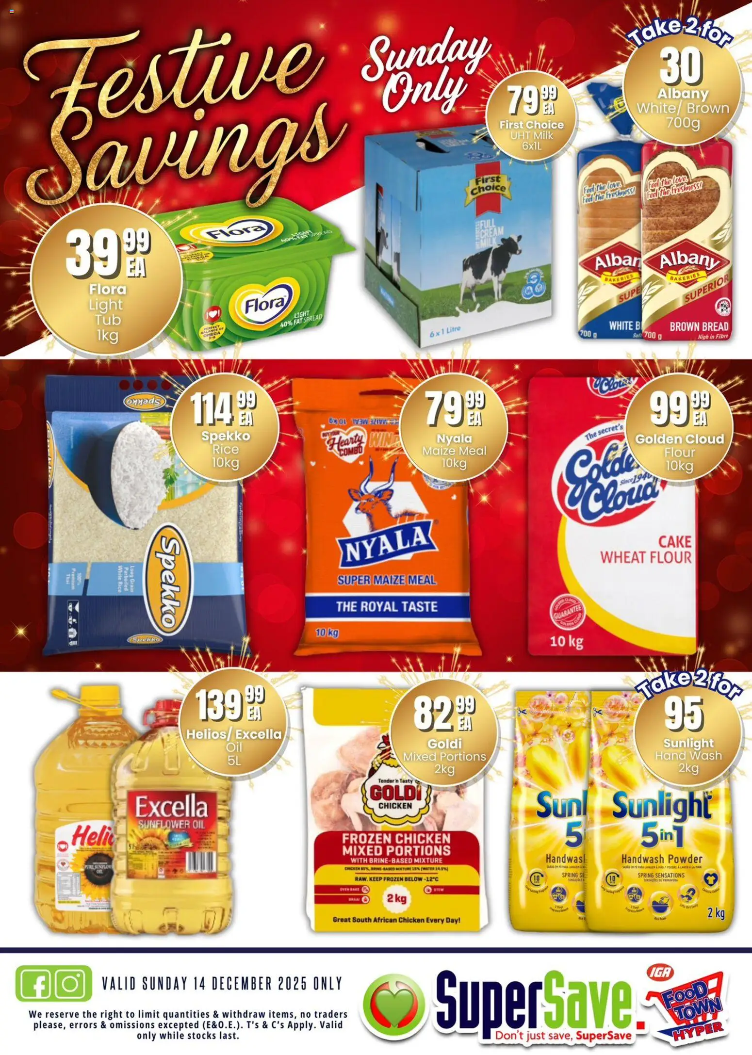 New Super Save catalogue – valid from 14.12.2025 | Page: 1 | Products: Flour, Bread, Rice, Water New Super Save catalogue – valid from 14.12.2025 | Page: 1 | Products: Flour, Bread, Rice, Water