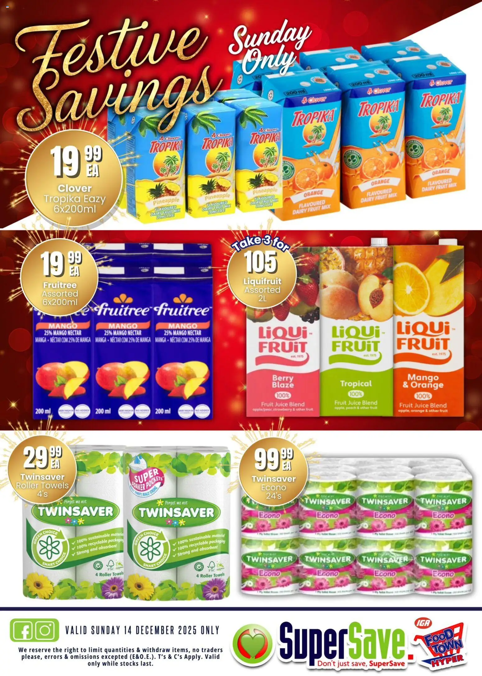 New Super Save catalogue – valid from 14.12.2025 | Page: 7 | Products: Juice, Pineapple, Fruit, Peach New Super Save catalogue – valid from 14.12.2025 | Page: 7 | Products: Juice, Pineapple, Fruit, Peach