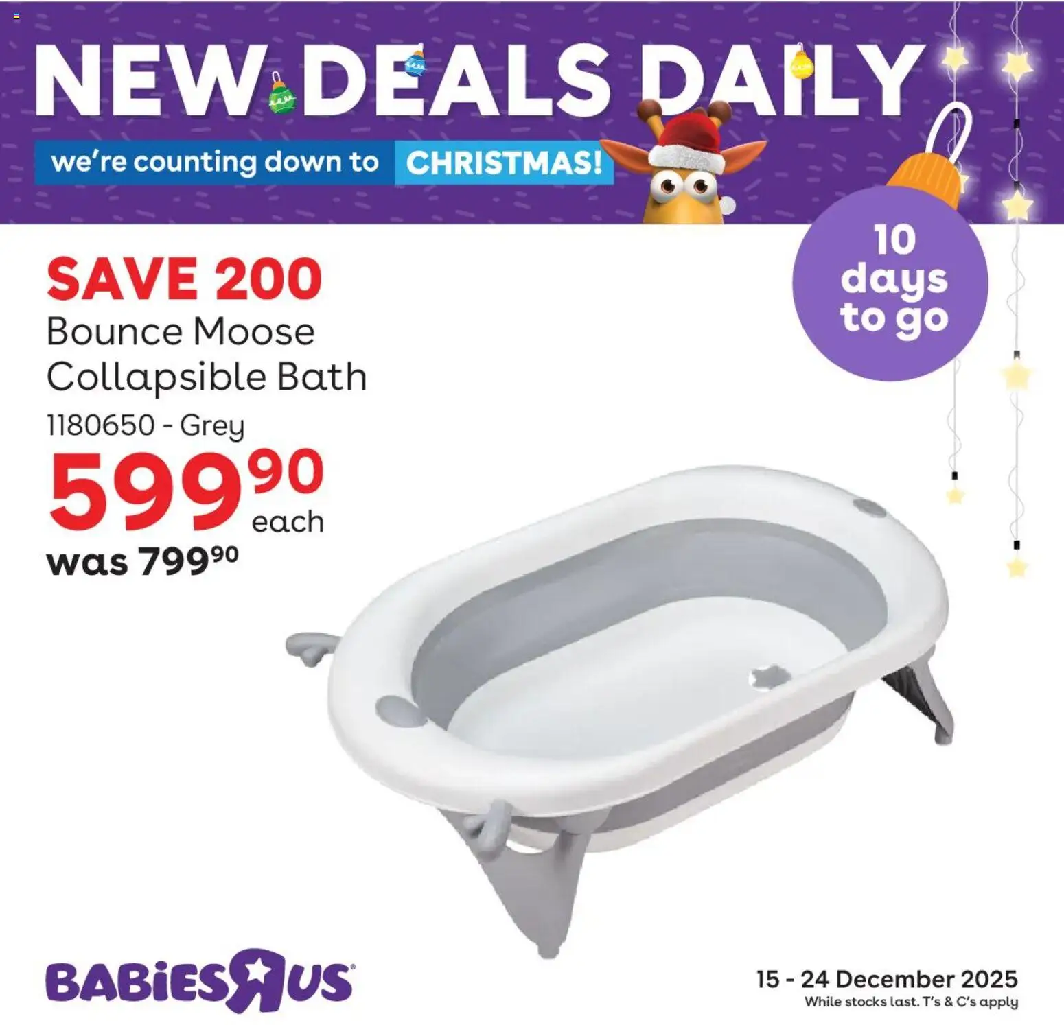 New Babies R Us catalogue – valid from 15.12.2025 | Page: 3 | Products: Bath