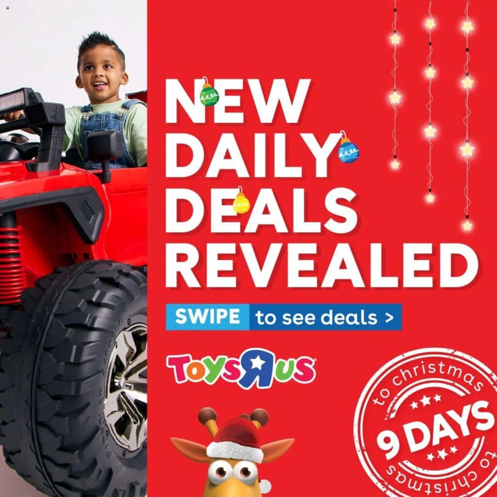 Toys R Us Day 9 of Christmas Deals (16/12/2025 – 24/12/2025) Online