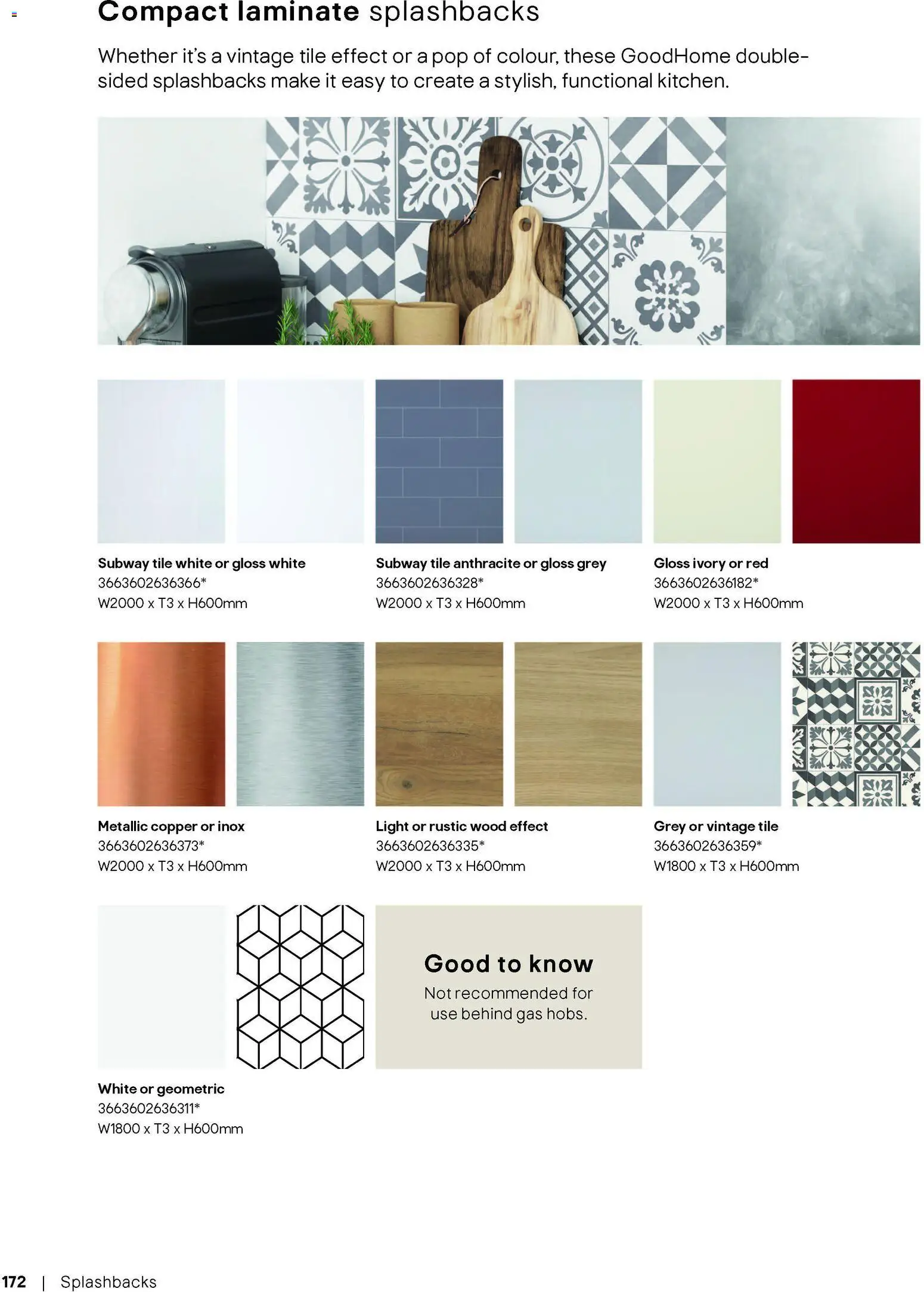 {H1} | Page: 172 | Products: Compact laminate {H1} | Page: 172 | Products: Compact laminate