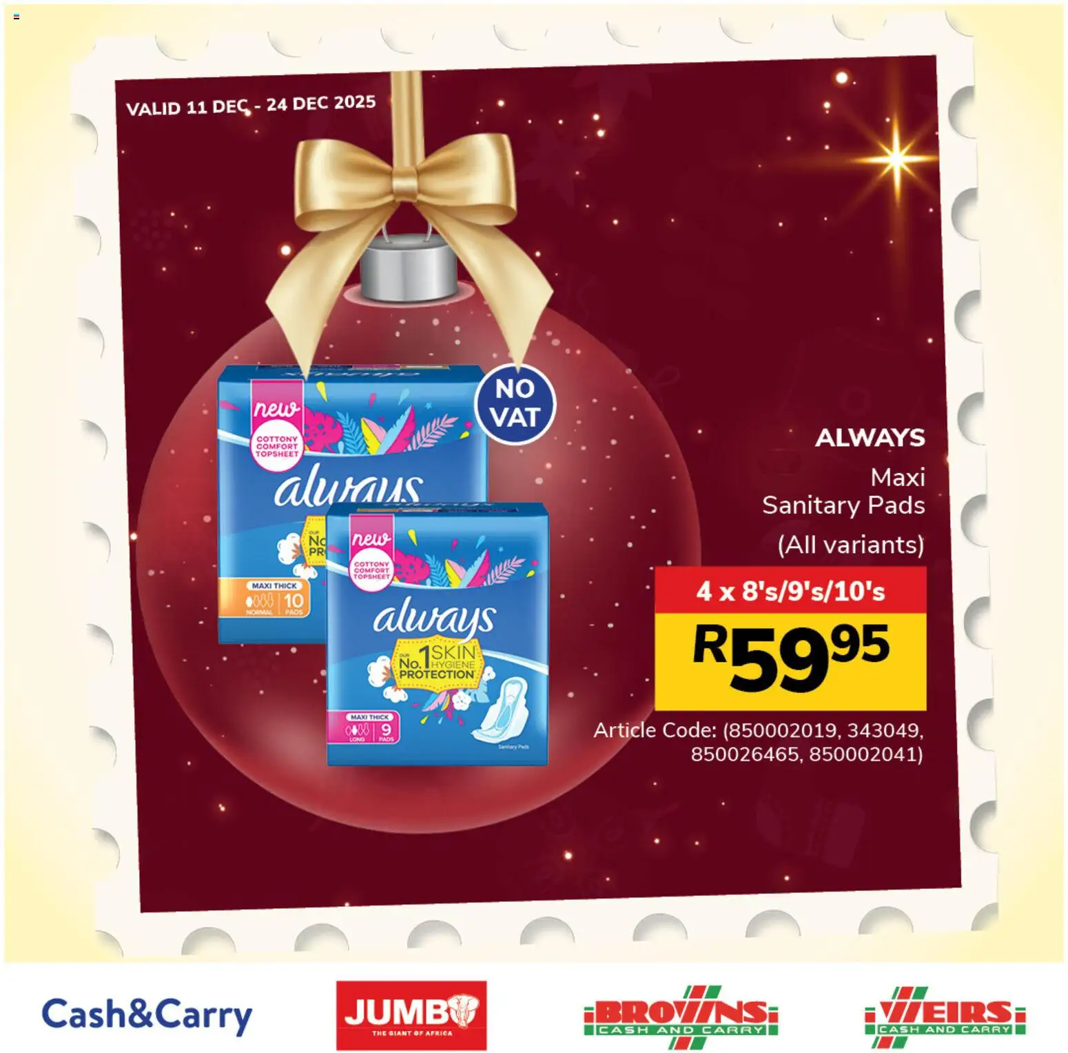 New Jumbo catalogue – valid from 11.12.2025 | Page: 1 | Products: Pads
