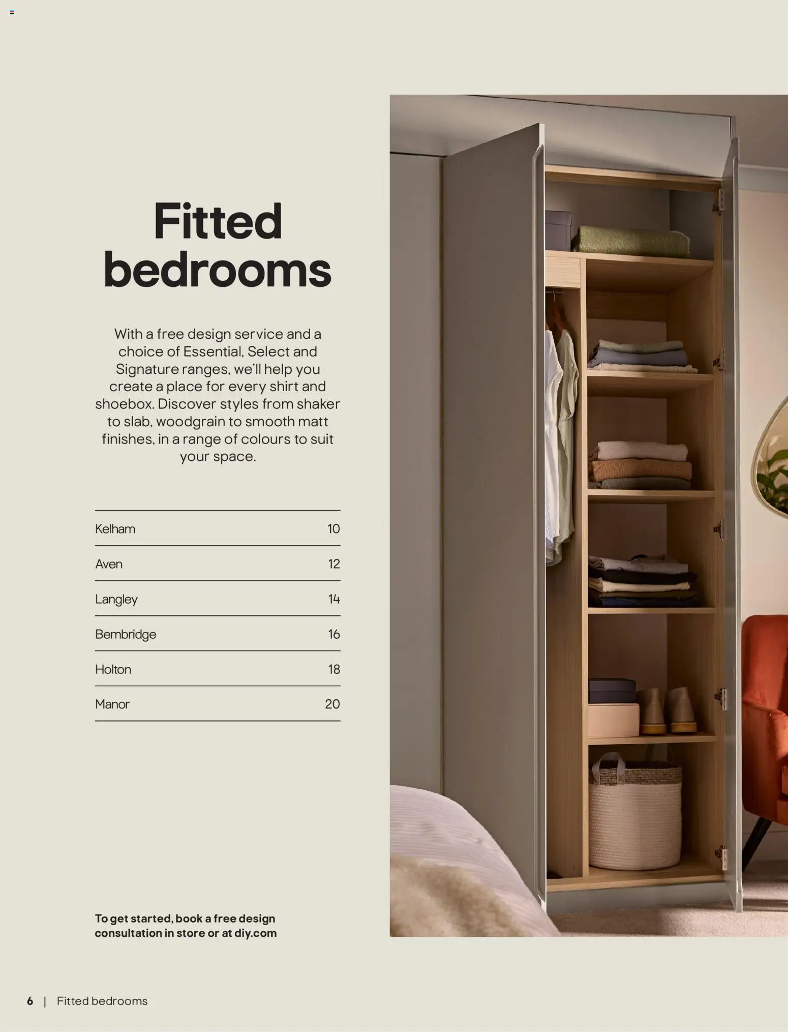 {H1} | Page: 6 | Products: Drawers, Trouser rack