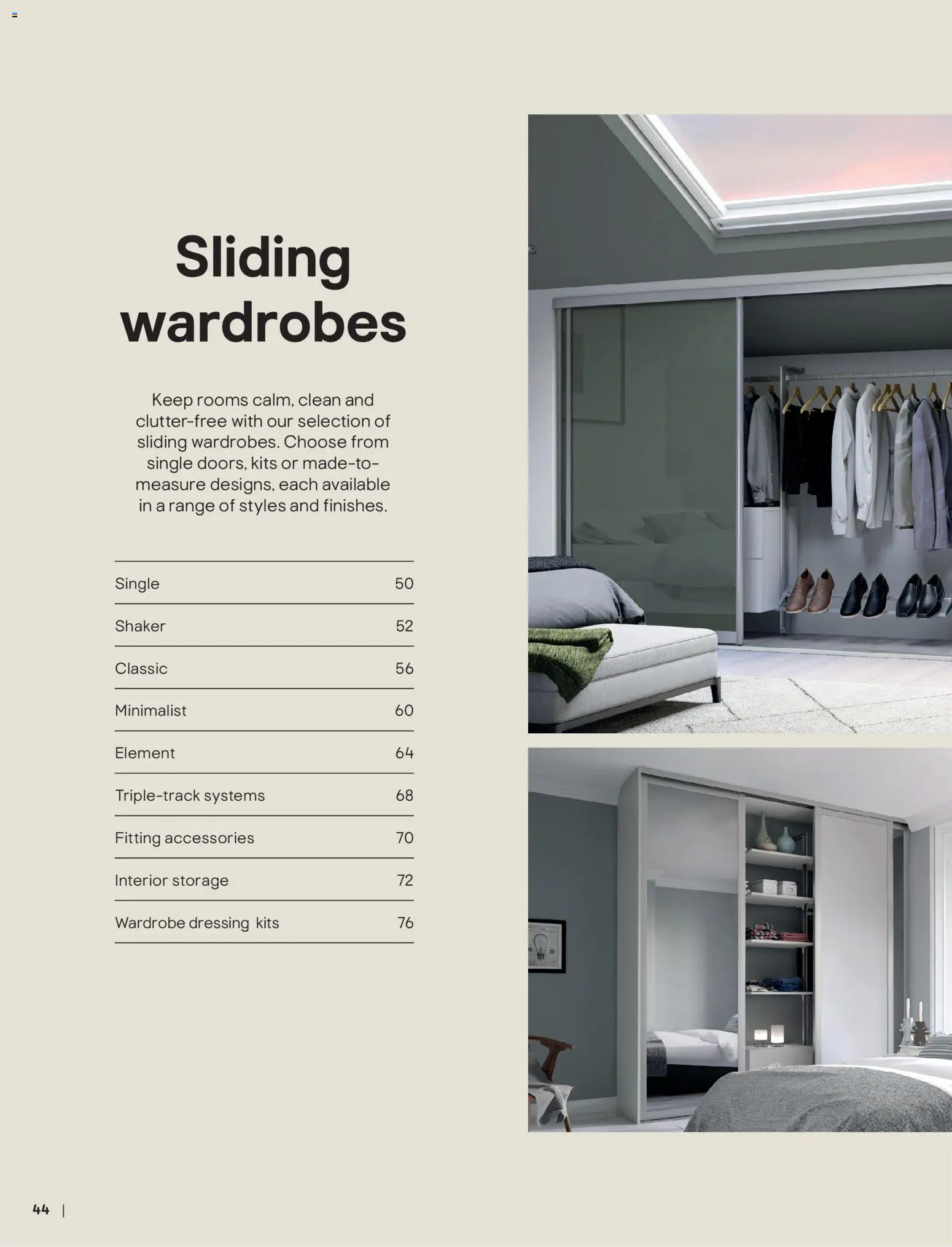{H1} | Page: 44 | Products: Wardrobe
