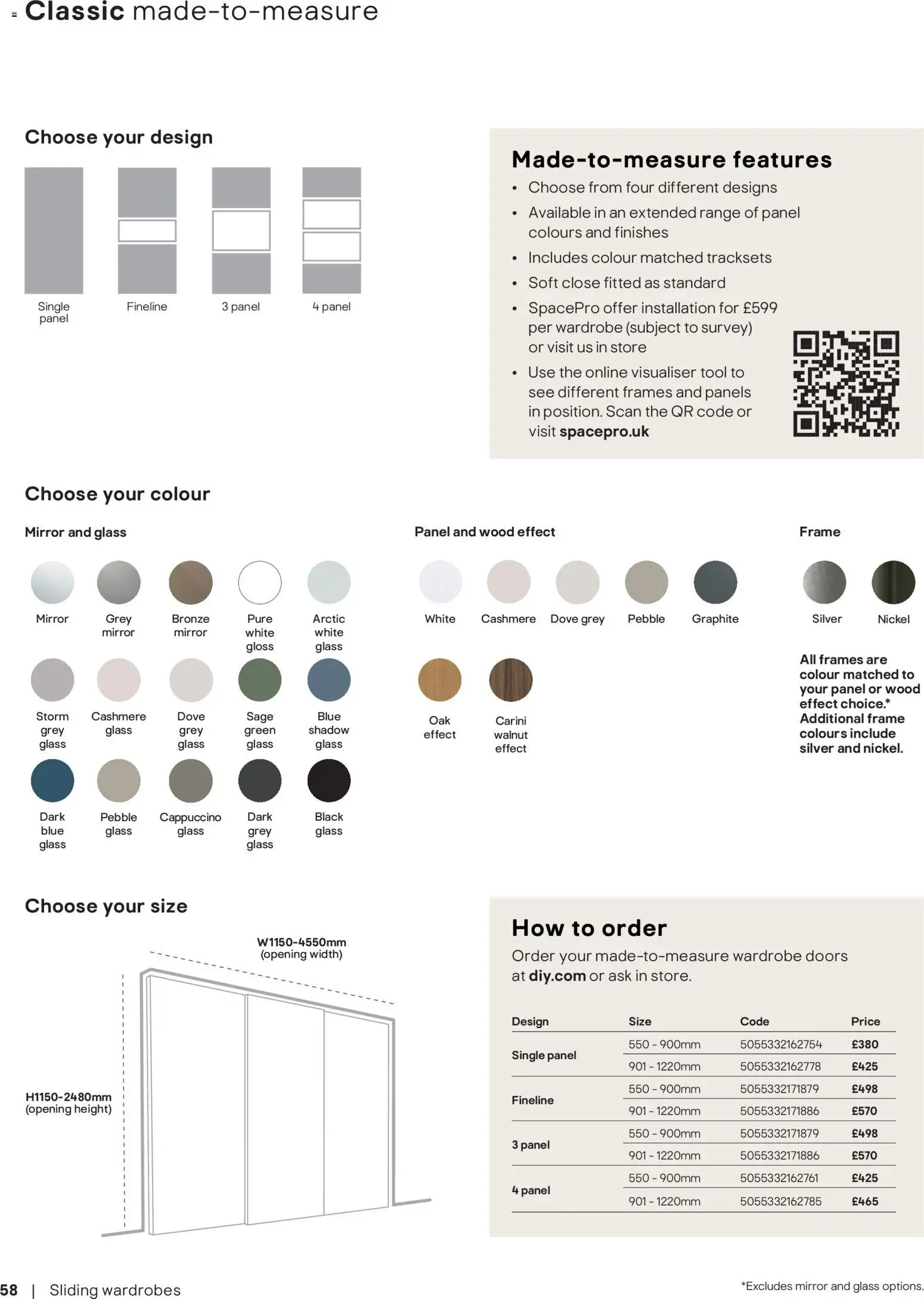 {H1} | Page: 58 | Products: Mirror, Cappuccino, Doors, Wardrobe