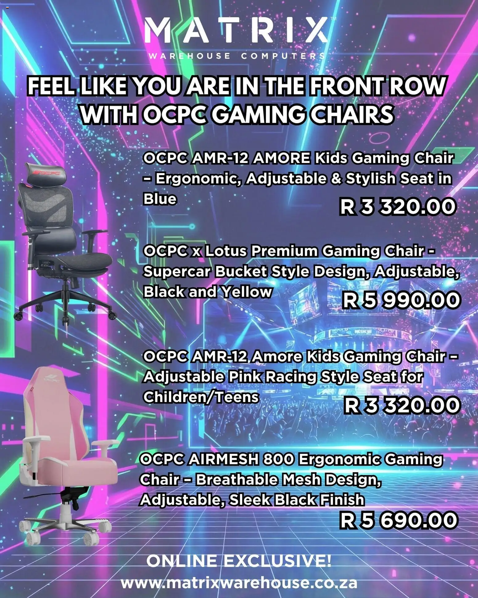 New Matrix Warehouse catalogue – valid from 18.12.2025 | Page: 1 | Products: Computer, Chair