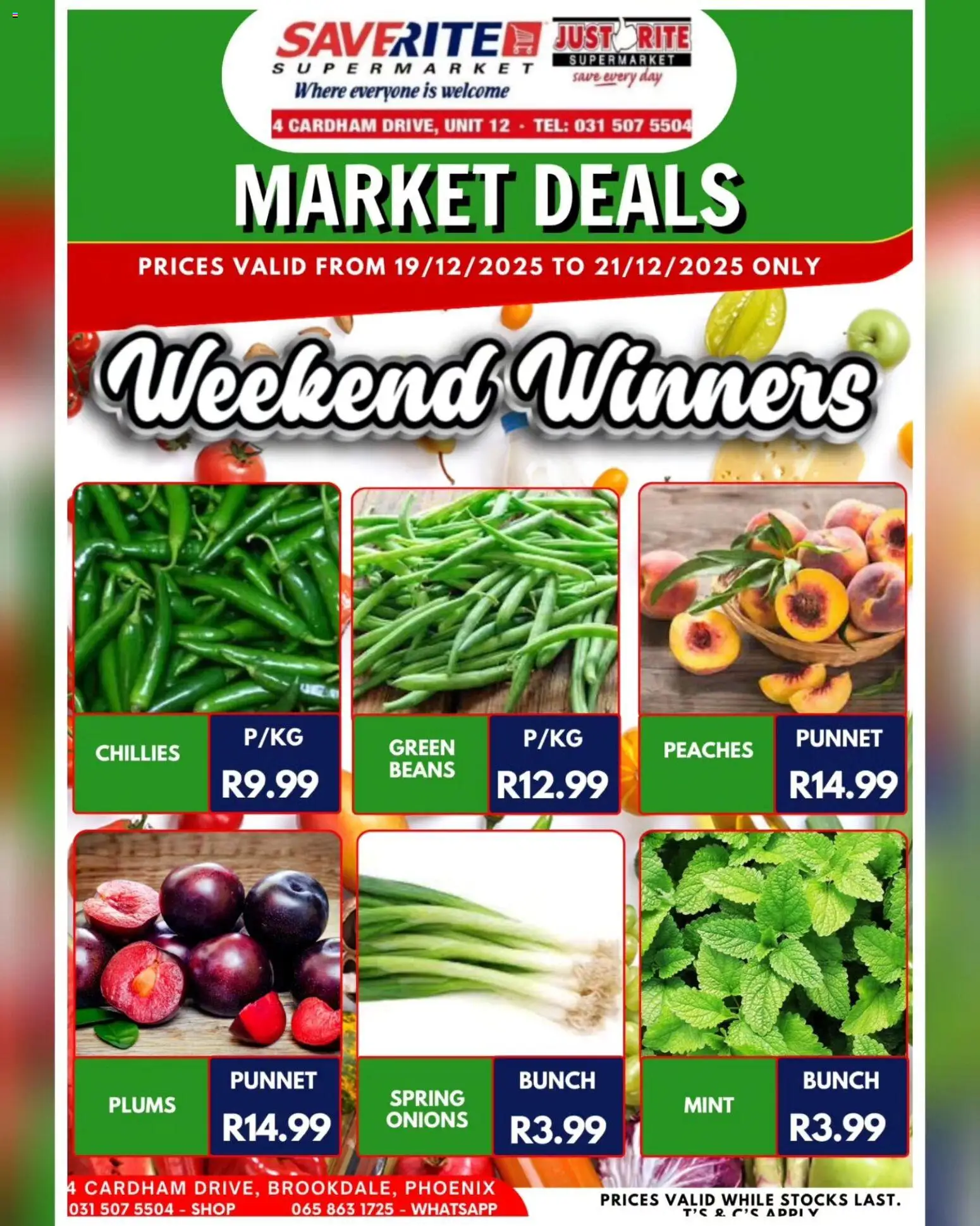 New Saverite catalogue – valid from 19.12.2025 | Page: 3 | Products: Beans, Onions New Saverite catalogue – valid from 19.12.2025 | Page: 3 | Products: Beans, Onions