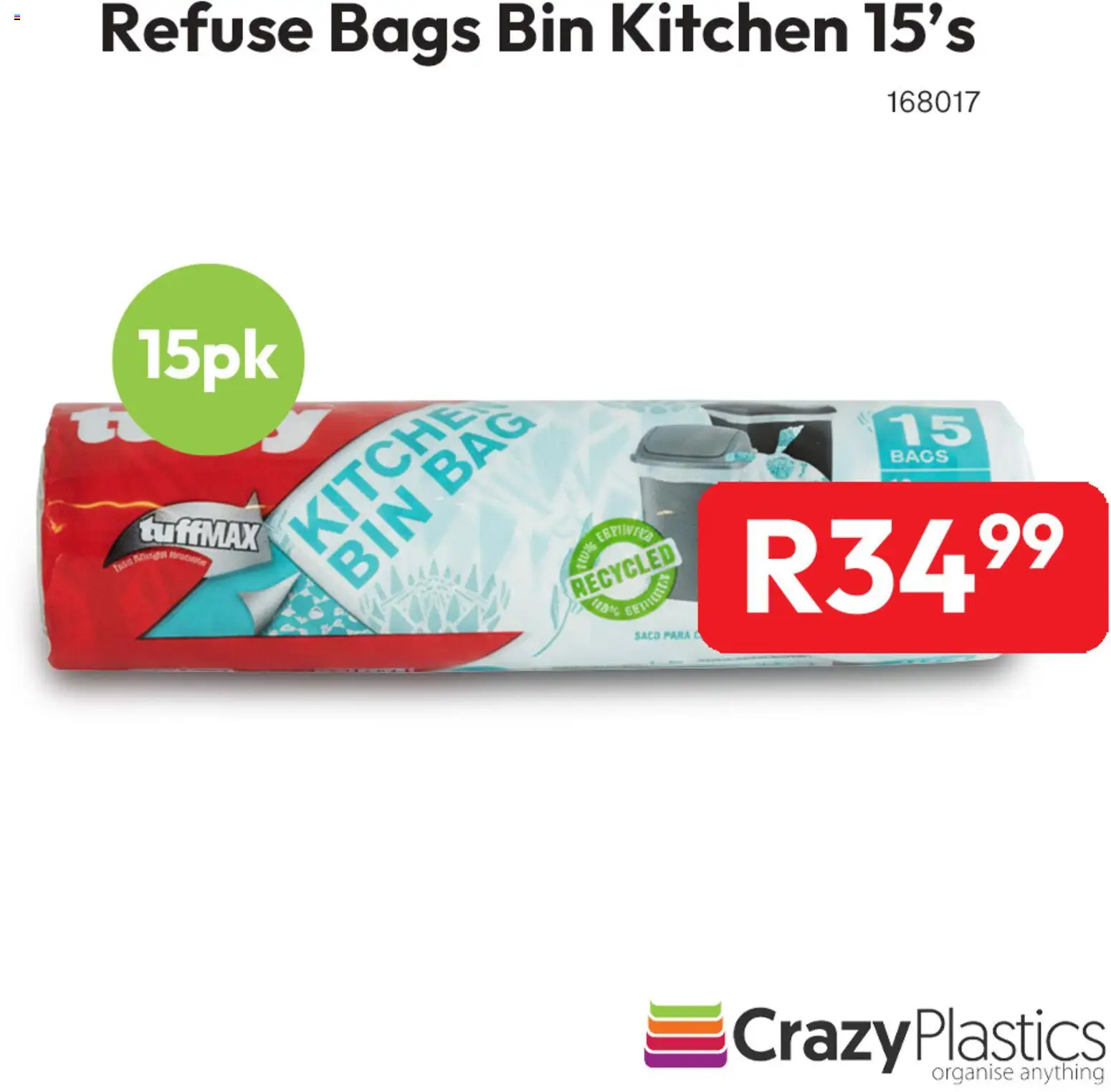 New Crazy Plastics catalogue – valid from 18.12.2025 | Page: 4 | Products: Bag, Refuse bags