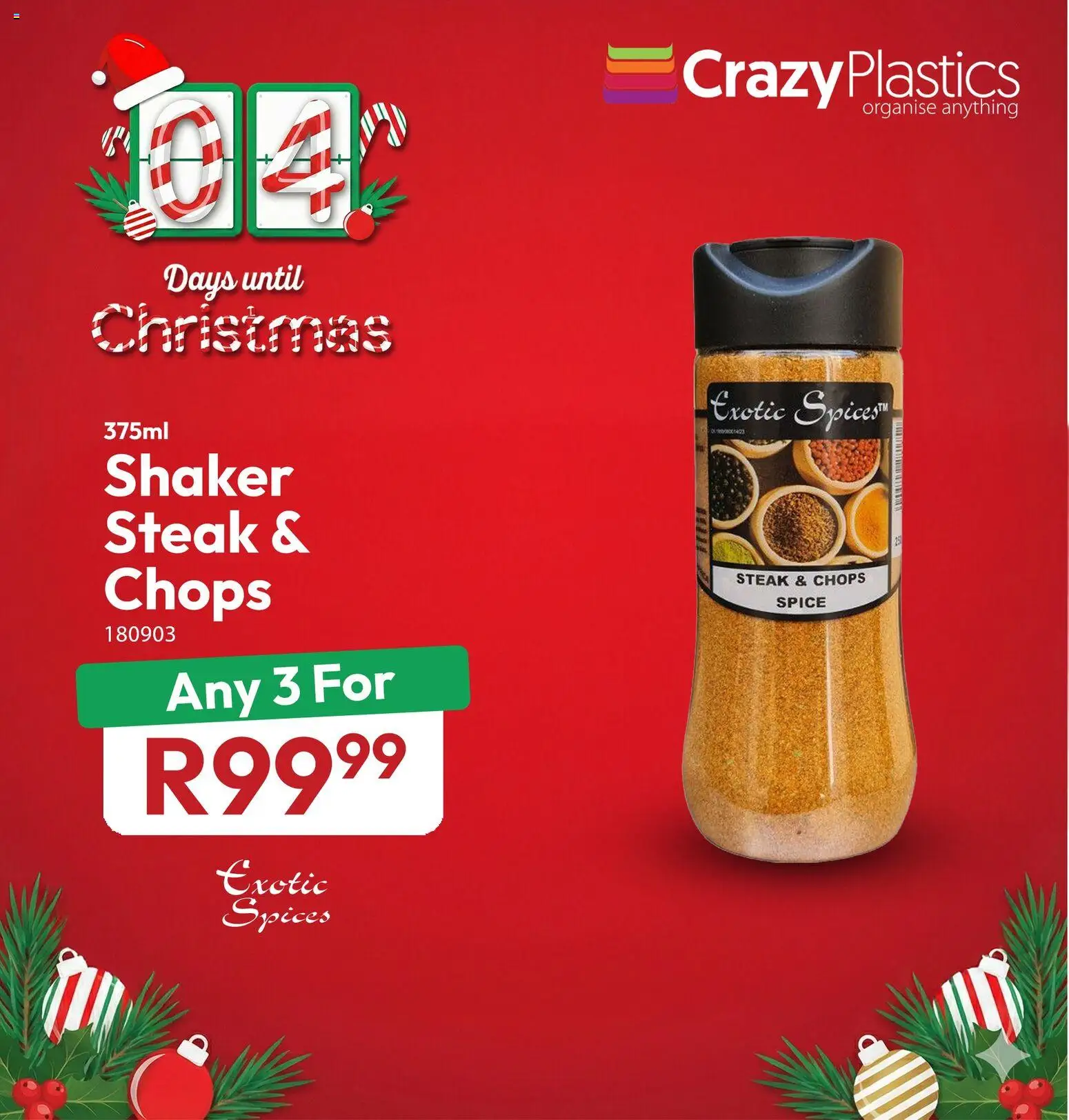 New Crazy Plastics catalogue – valid from 21.12.2025 | Page: 2 | Products: Steak, Spices