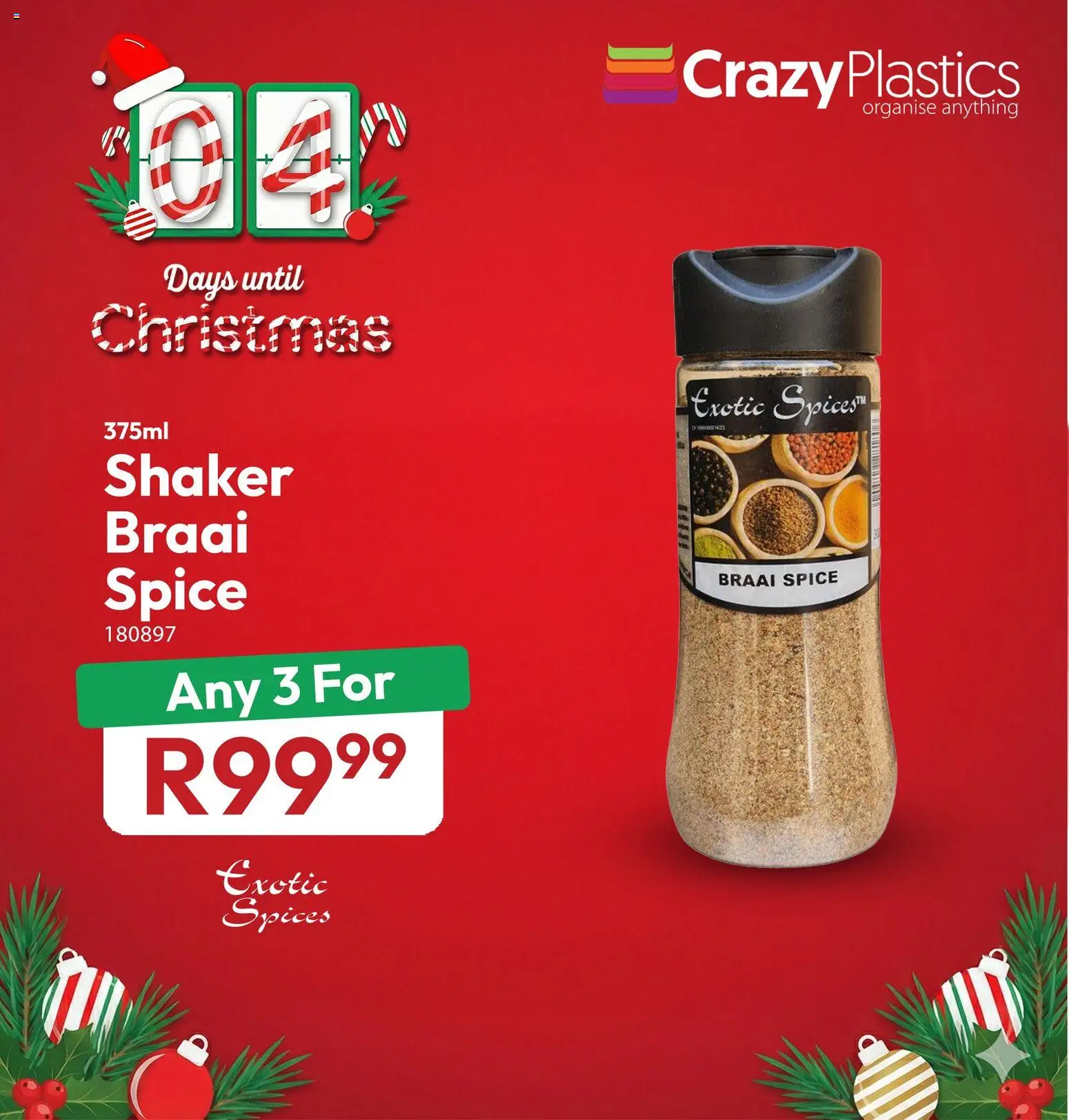 New Crazy Plastics catalogue – valid from 21.12.2025 | Page: 3 | Products: Spices