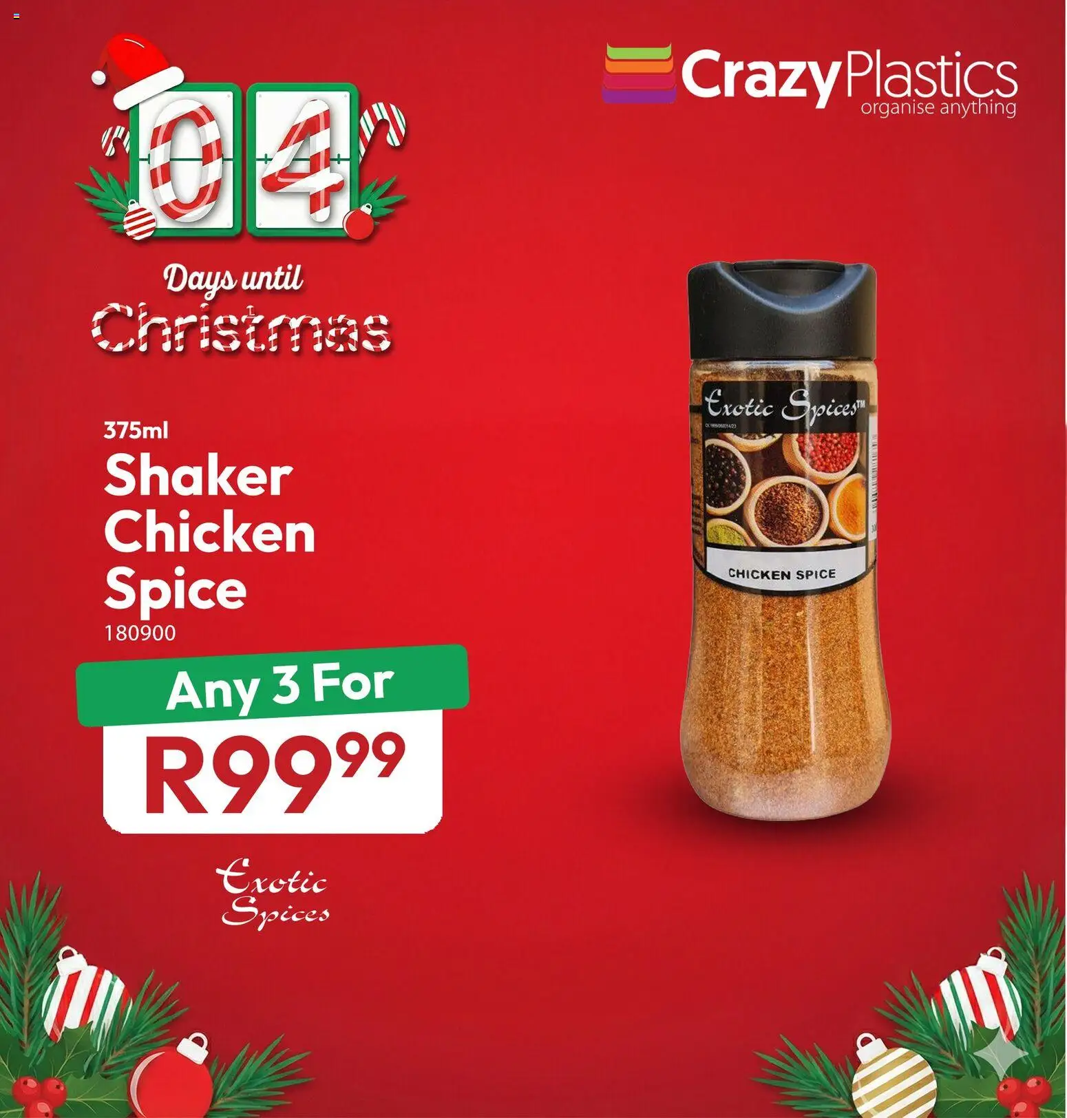 New Crazy Plastics catalogue – valid from 21.12.2025 | Page: 5 | Products: Chicken, Spices