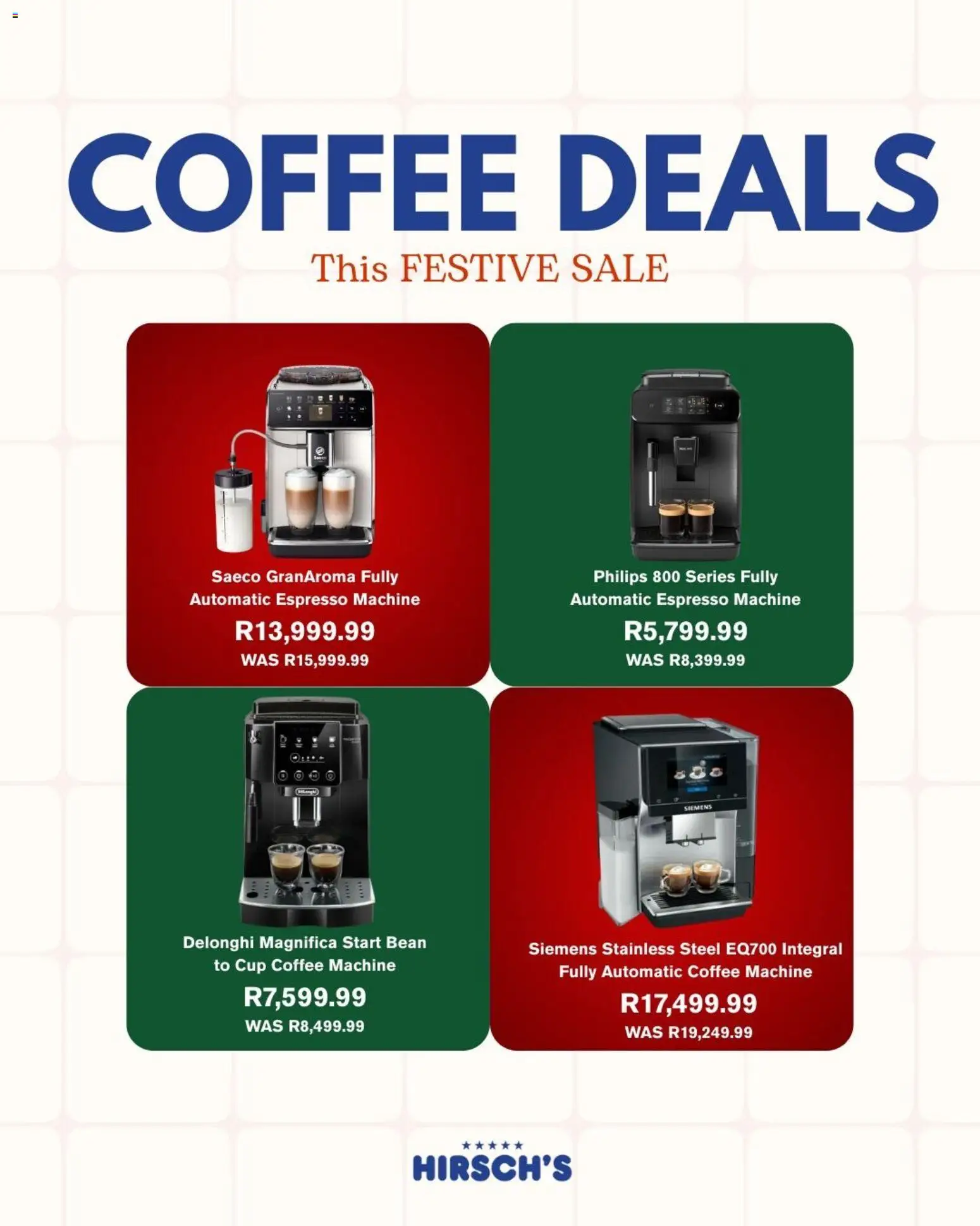 New Hirsch's catalogue – valid from 22.12.2025 | Page: 1 | Products: Coffee