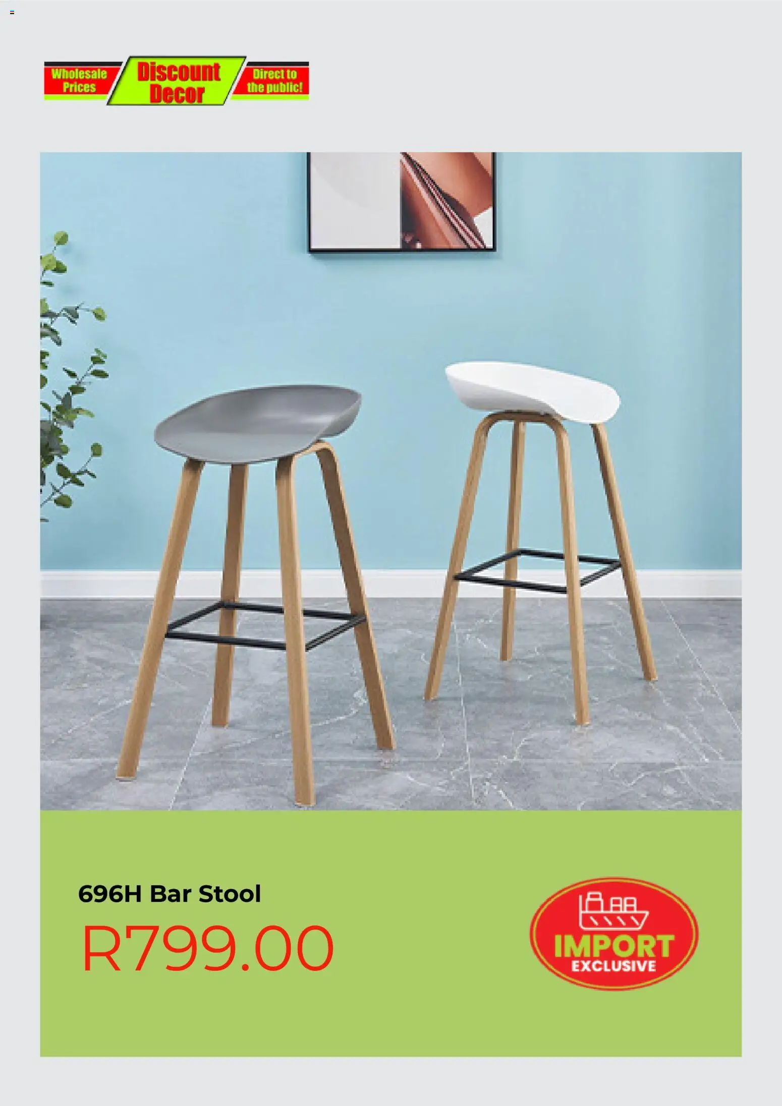New Discount Decor catalogue – valid from 23.12.2025 | Page: 6 | Products: Stool, Bar stool