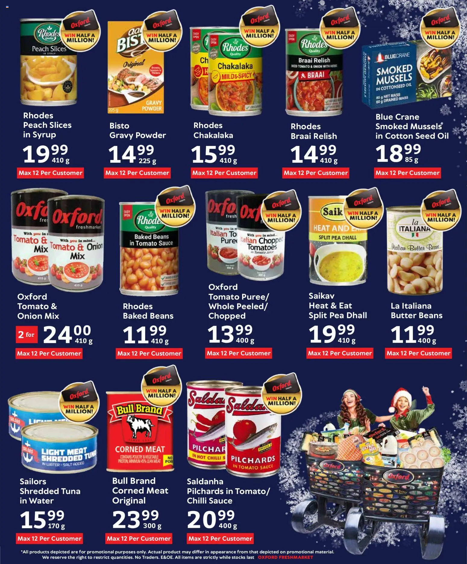 New Oxford Freshmarket catalogue – valid from 23.12.2025 | Page: 11 | Products: Corned meat, Light, Gravy, Syrup
