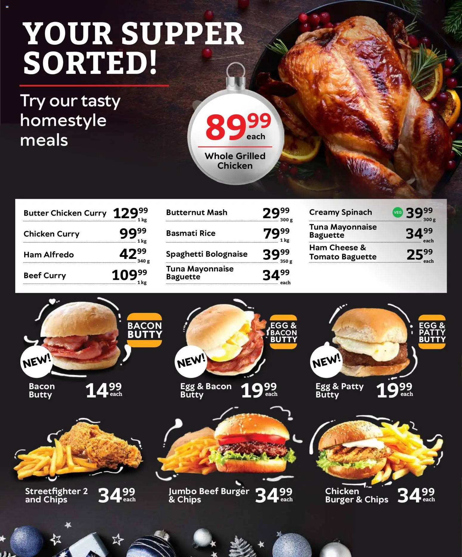 New Oxford Freshmarket catalogue – valid from 23.12.2025 | Page: 22 | Products: Butter, Chicken, Chips, Peach