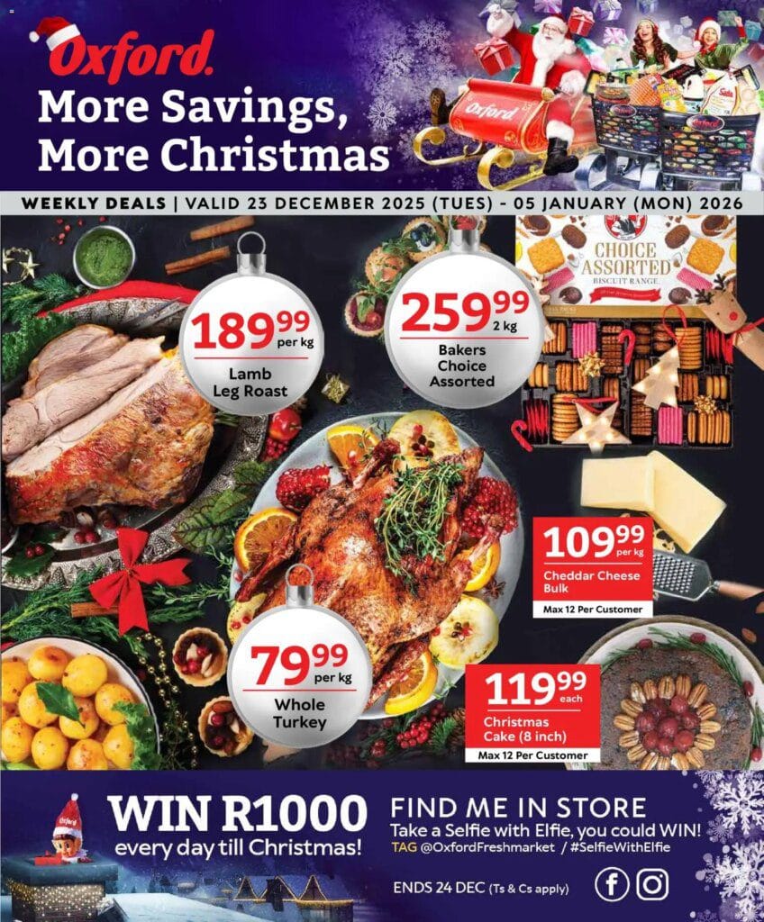 Oxford Freshmarket Specials 23 December