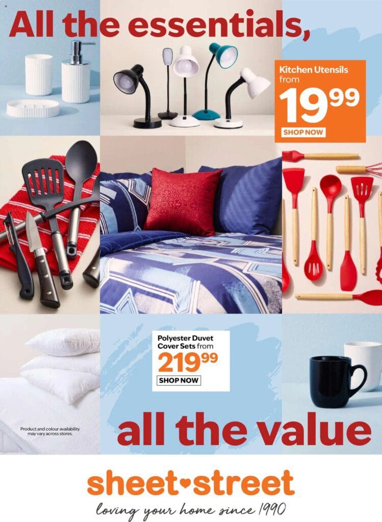 Sheet Street Specials (26/12/2025 – 31/01/2026) Online