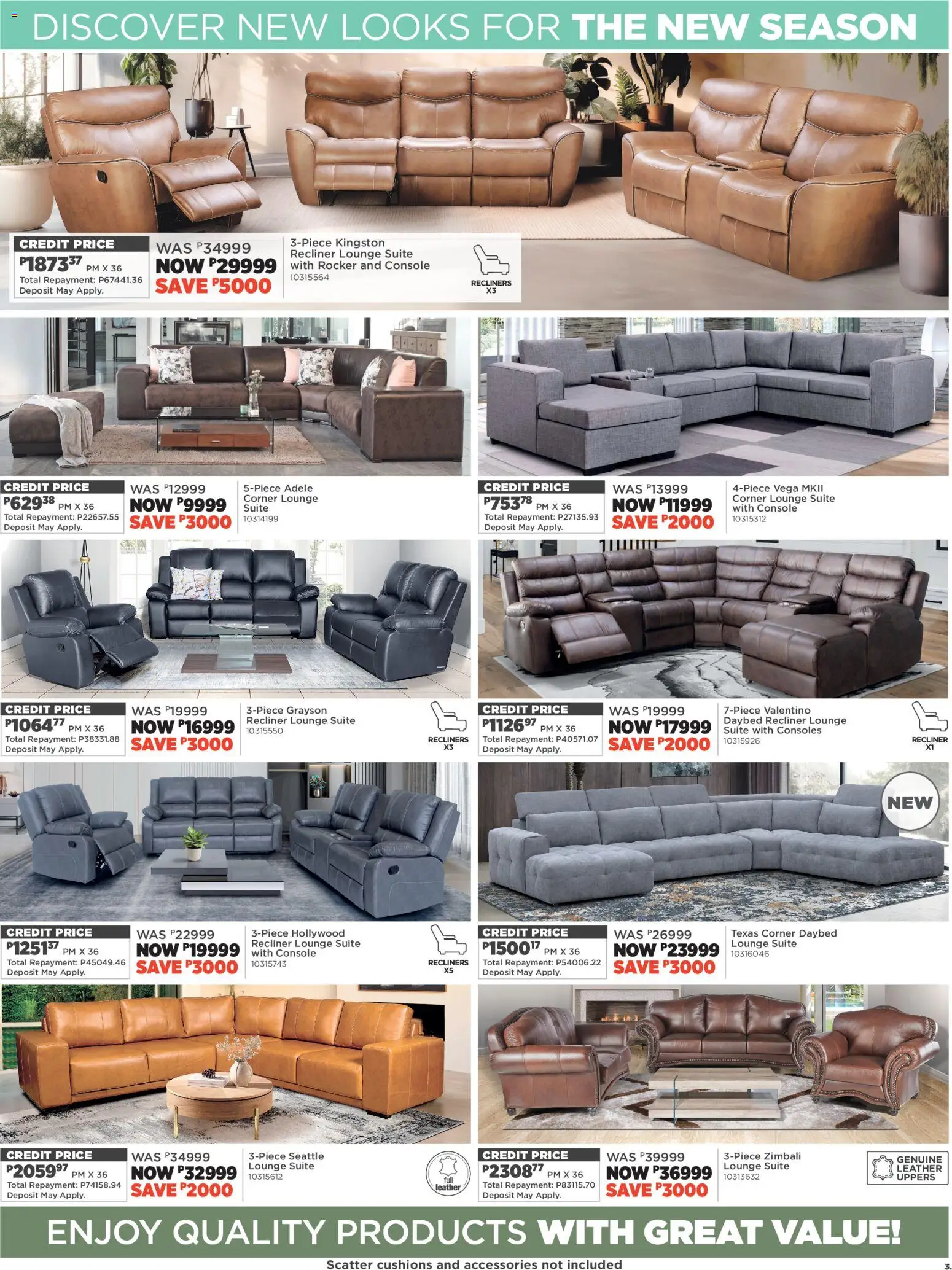 New House and Home catalogue – valid from 27.12.2025 | Page: 3 | Products: Lounge suite