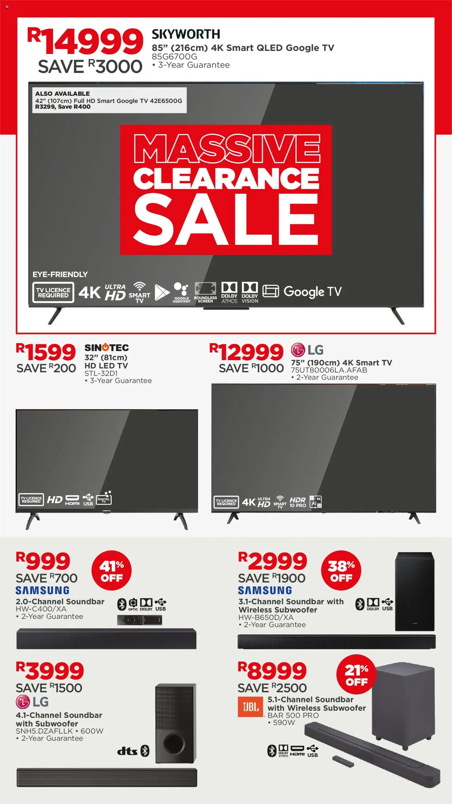 New House and Home catalogue – valid from 27.12.2025 | Page: 19 | Products: USB, TV, Soundbar, Subwoofer