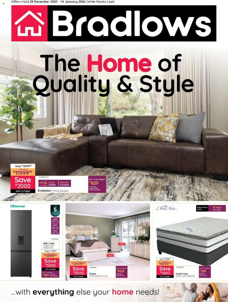 Bradlows Specials (29/12/2025 – 14/01/2026) Online