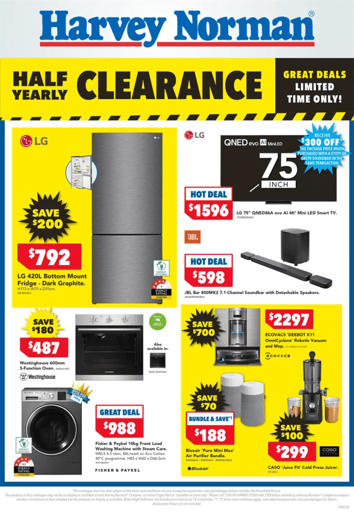 Harvey Norman Boxing Day Sale 2025 – End of Year Super Deals 5 Harvey Norman Boxing Day Sale 2025 – End of Year Super Deals