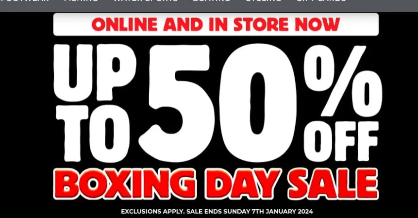 Anaconda Boxing Day Sale 2025