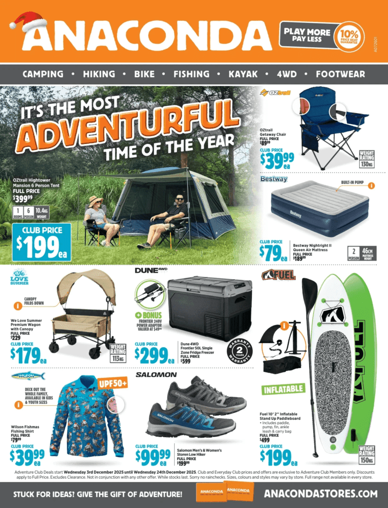 Anaconda Catalogue 3 December – 24 December 2025.