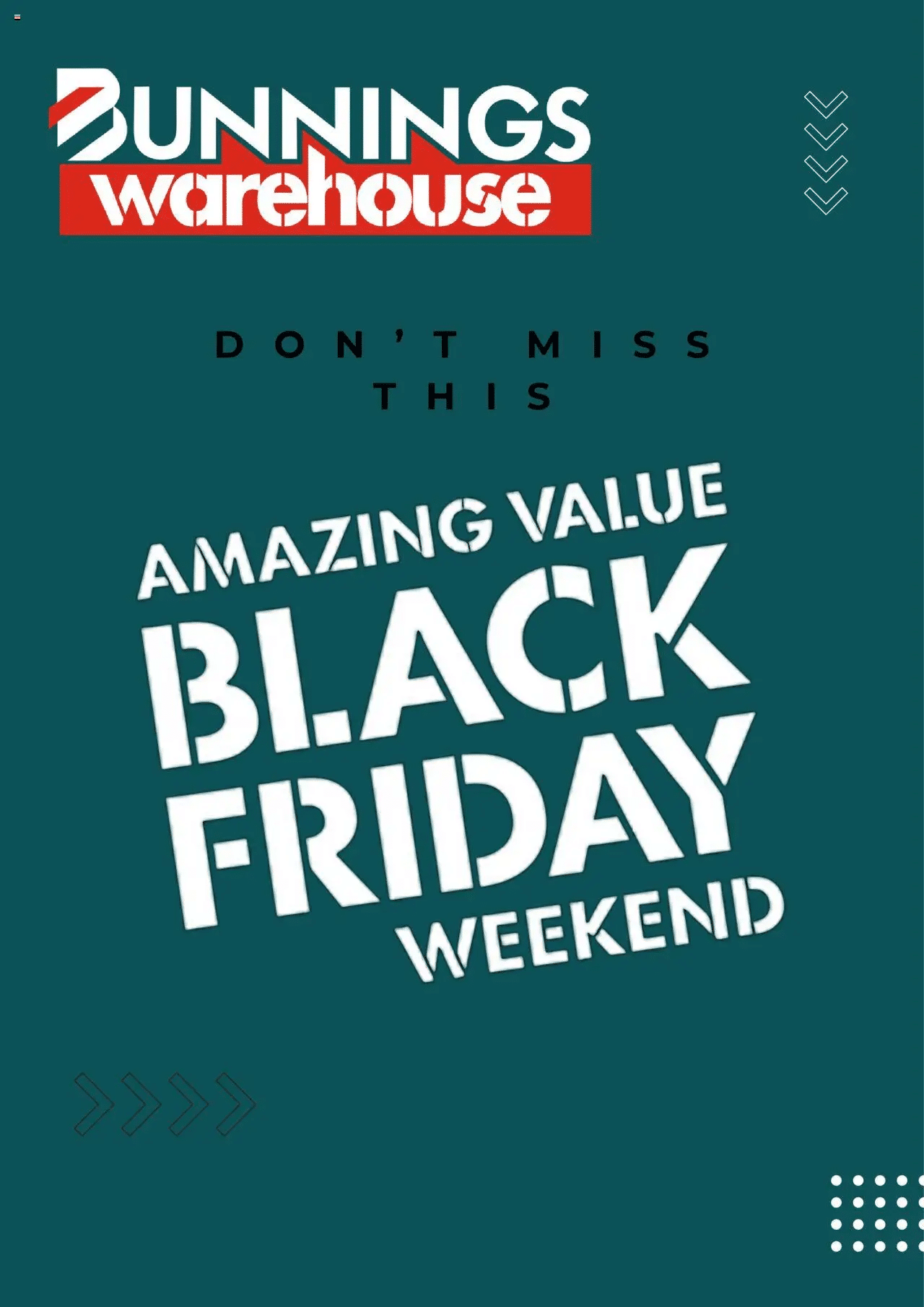 Bunnings Black Friday 2025 Sales 1