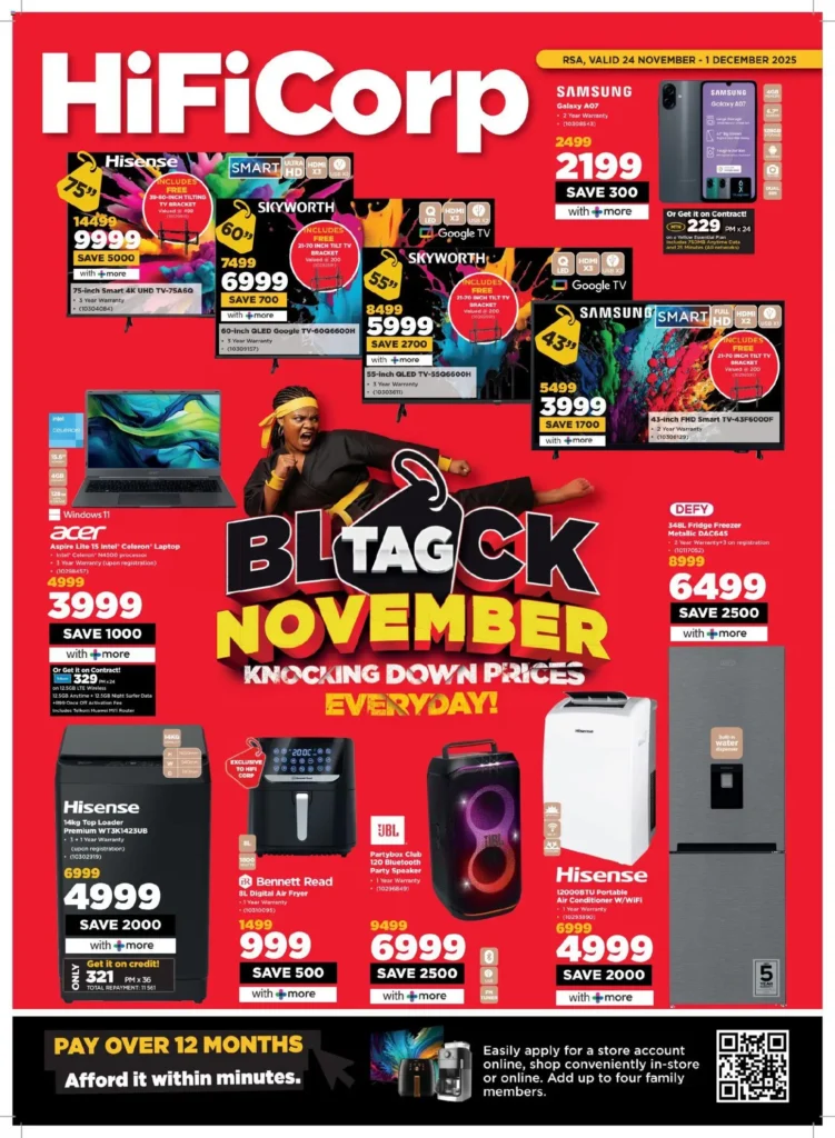 HiFi Corp Black Friday Deals 2025 – Black Tag November