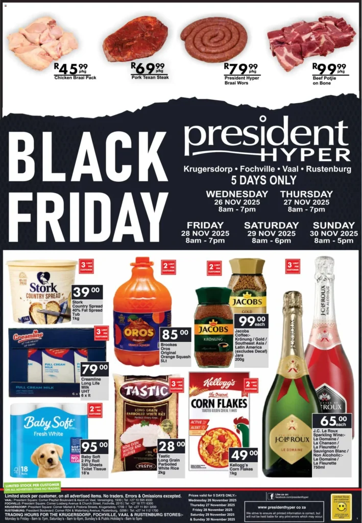 President Hyper Black Friday Specials 2025