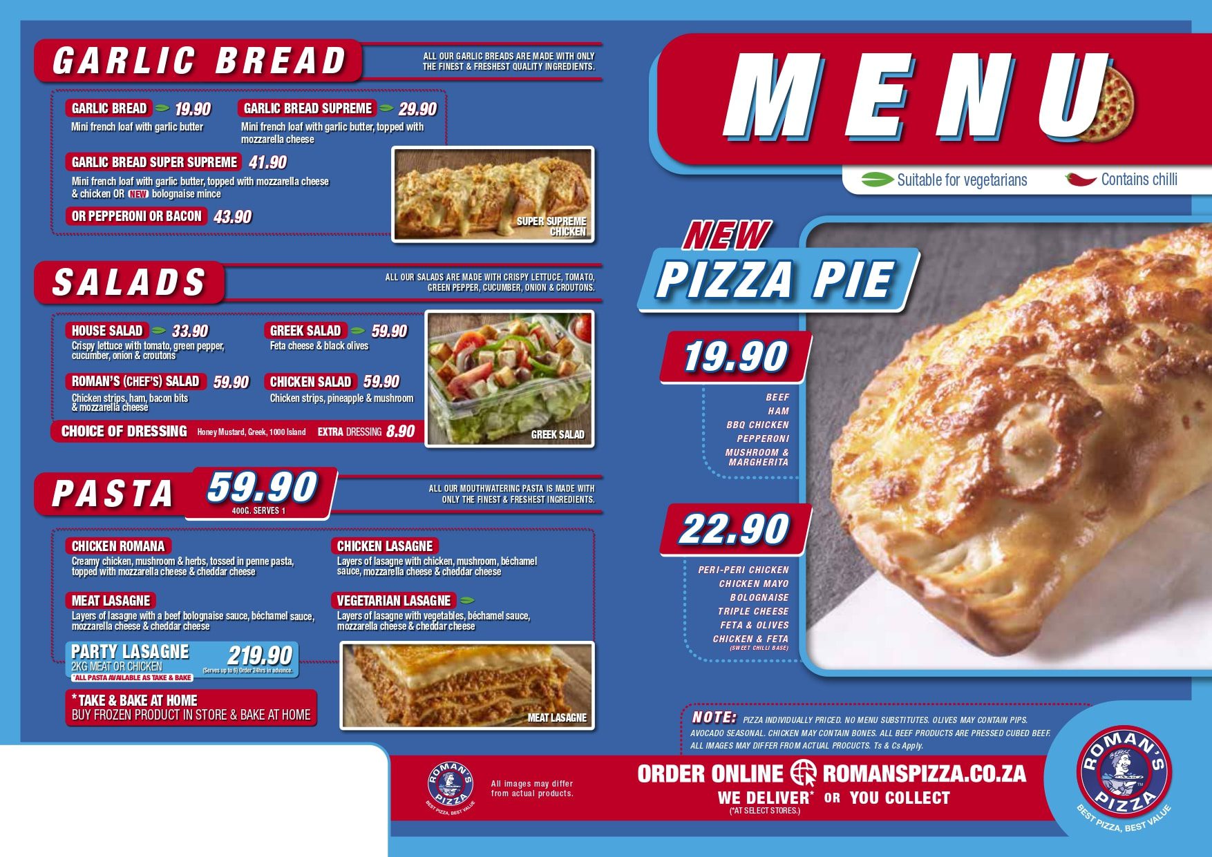 Roman’s Pizza Menu Prices 2023 1 Roman’s Pizza Menu Prices 2023