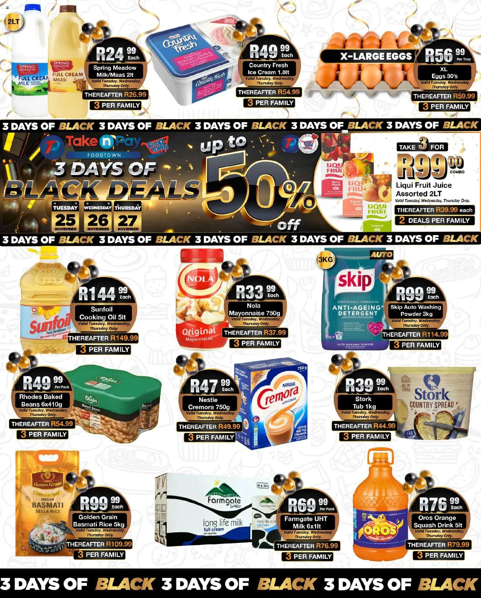 Take n Pay Black Friday Specials 2025