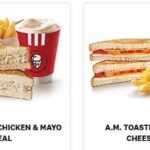 KFC Breakfast Menu Prices in South Africa