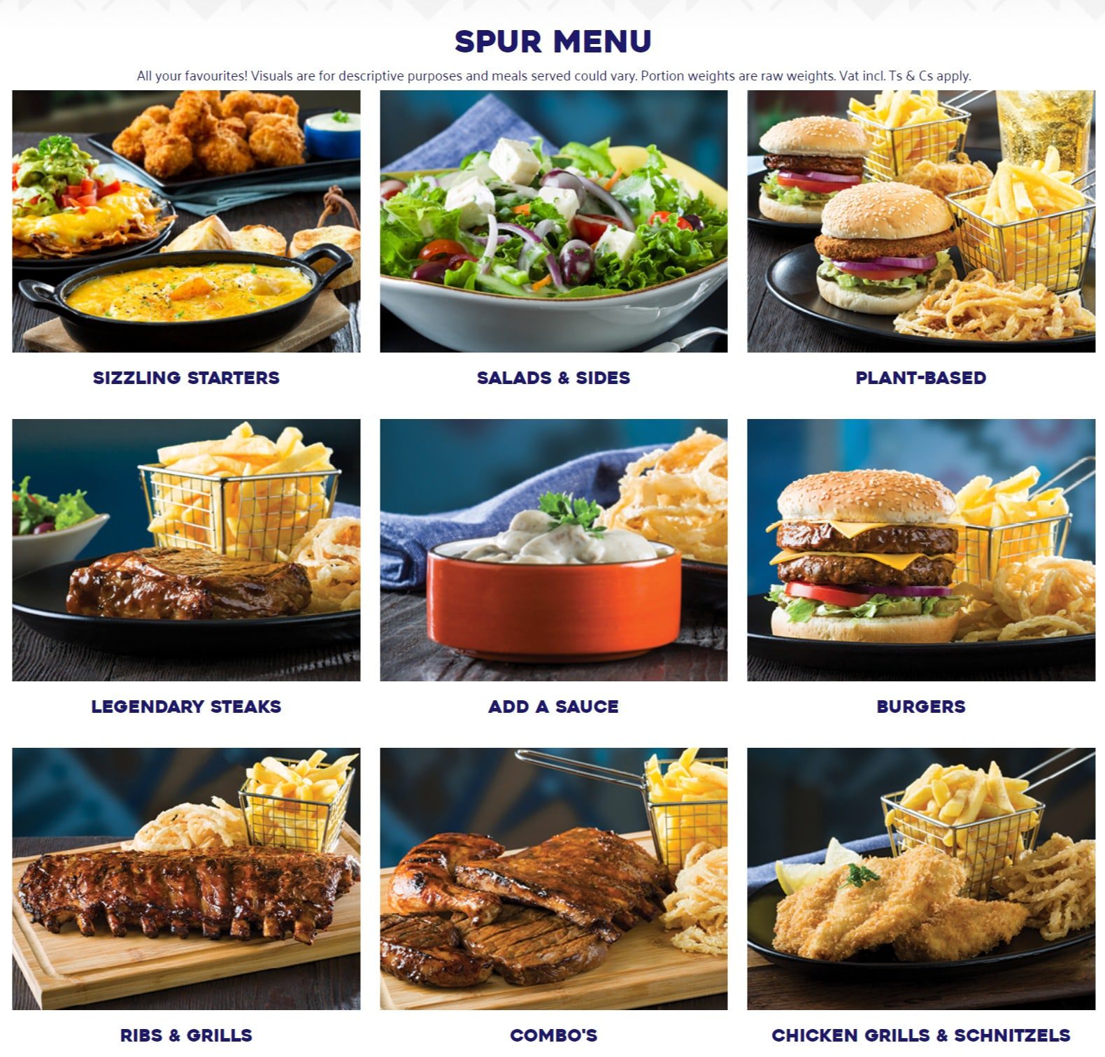 Spur Specials – Menu deals South Africa