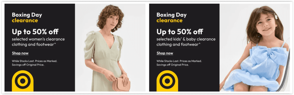 Target Boxing Day Sale 2025