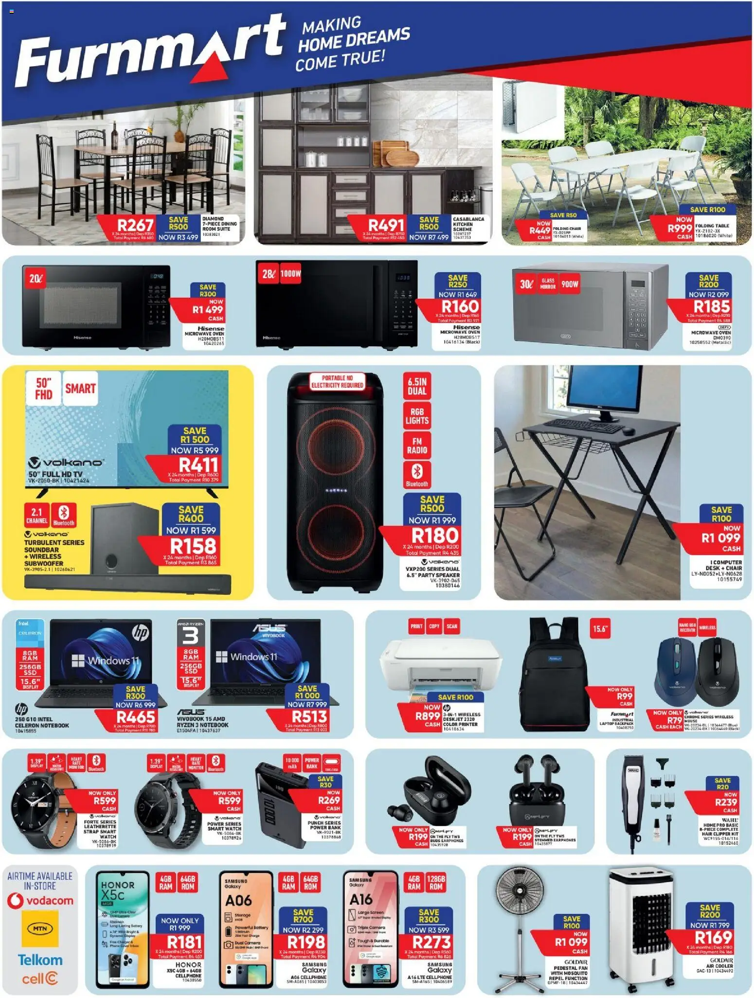 New Furnmart catalogue – valid from 02.01.2026 | Page: 3 | Products: Notebook, Speaker, Oven, Soundbar