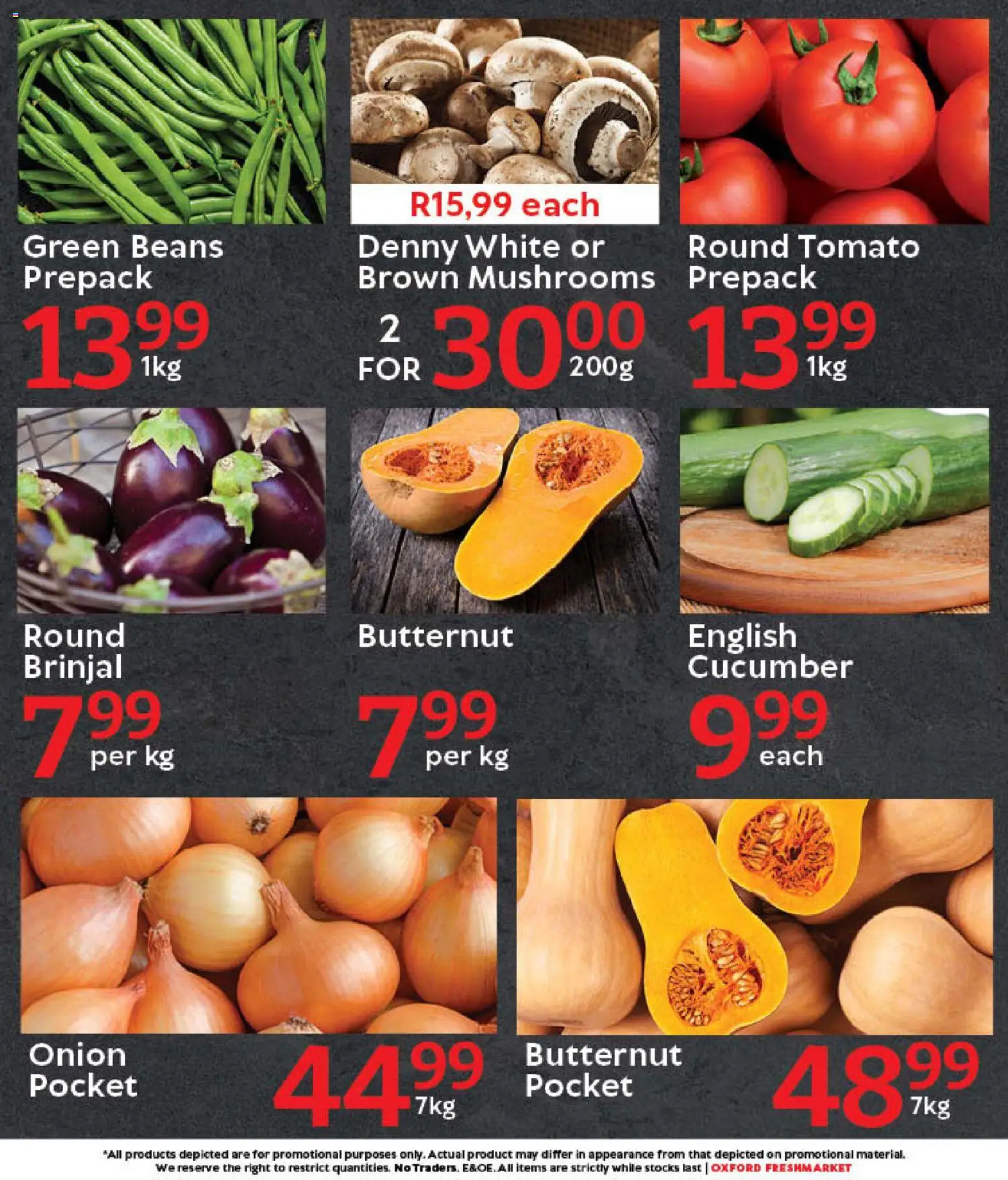 New Oxford Freshmarket catalogue – valid from 03.01.2026 | Page: 3 | Products: Mushrooms, Beans New Oxford Freshmarket catalogue – valid from 03.01.2026 | Page: 3 | Products: Mushrooms, Beans