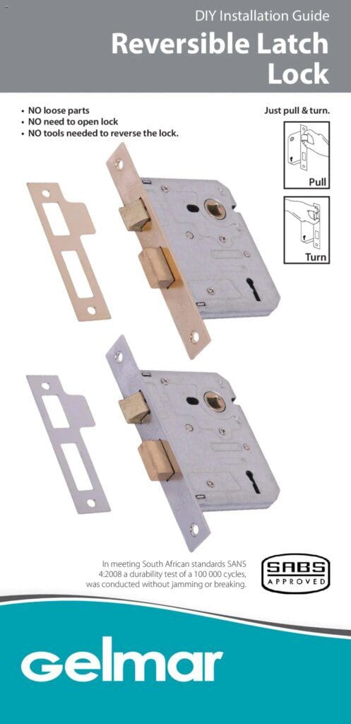 Gelmar – Reversible Latch Lock (from Monday 12/02/2024) Online